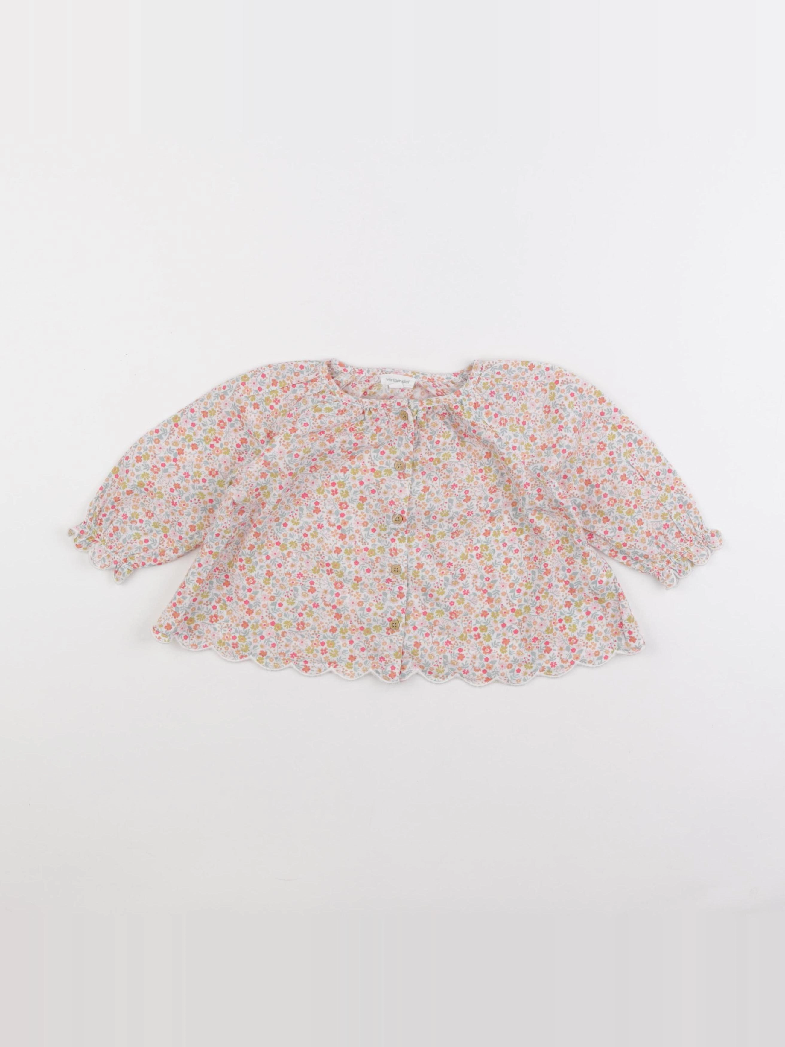 Vertbaudet - blouse rose - 12 mois