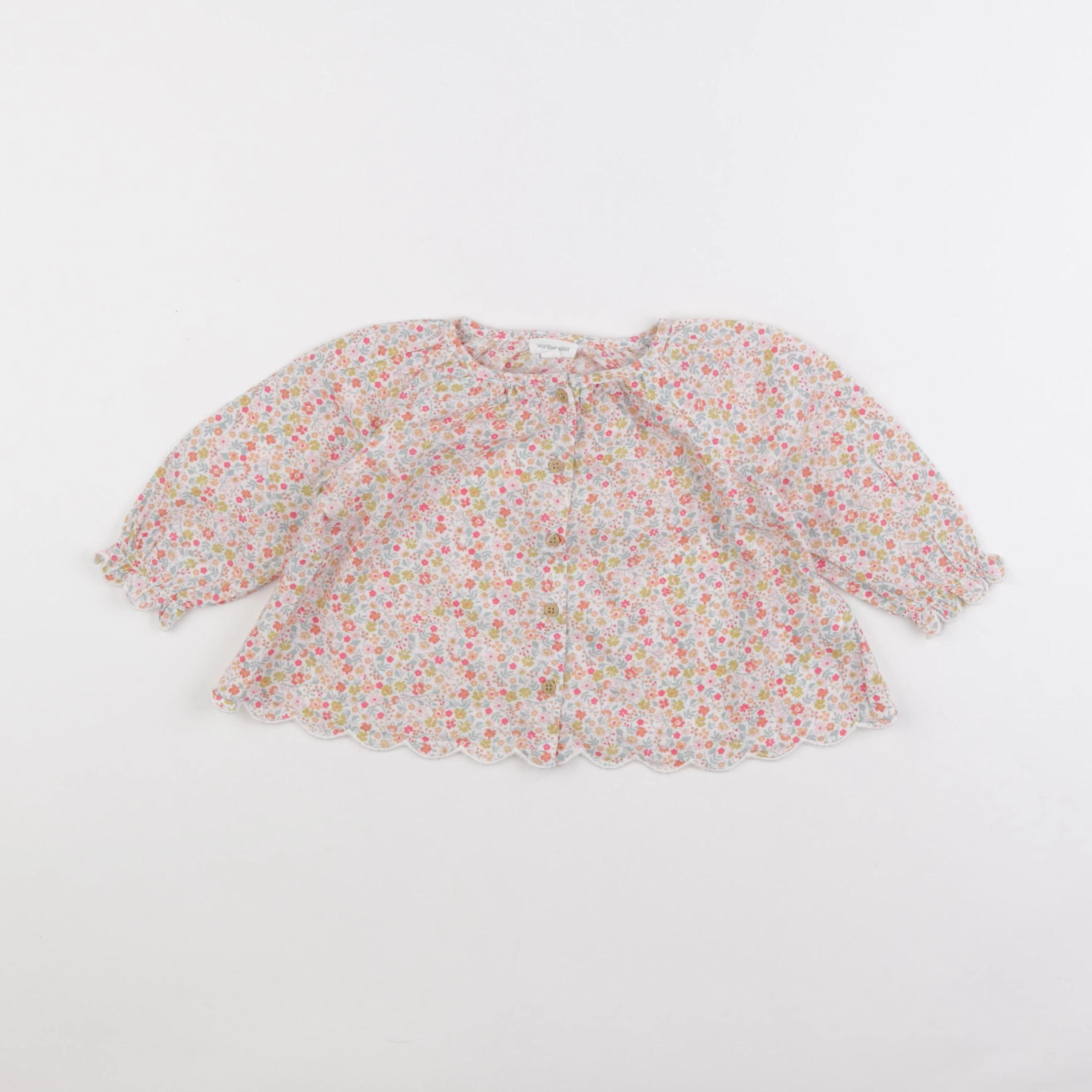 Vertbaudet - blouse rose - 12 mois