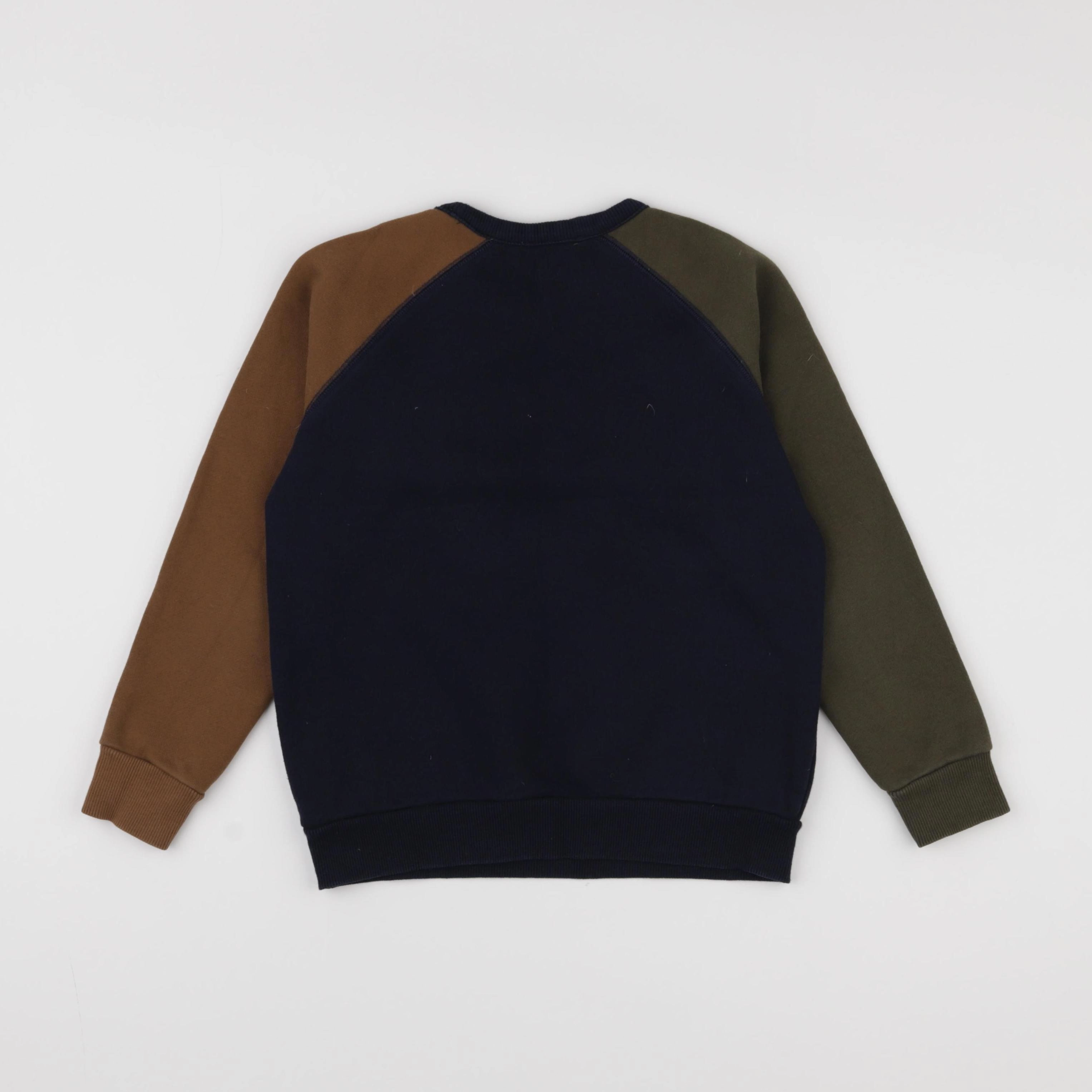 Cyrillus - sweat bleu, vert - 8 ans