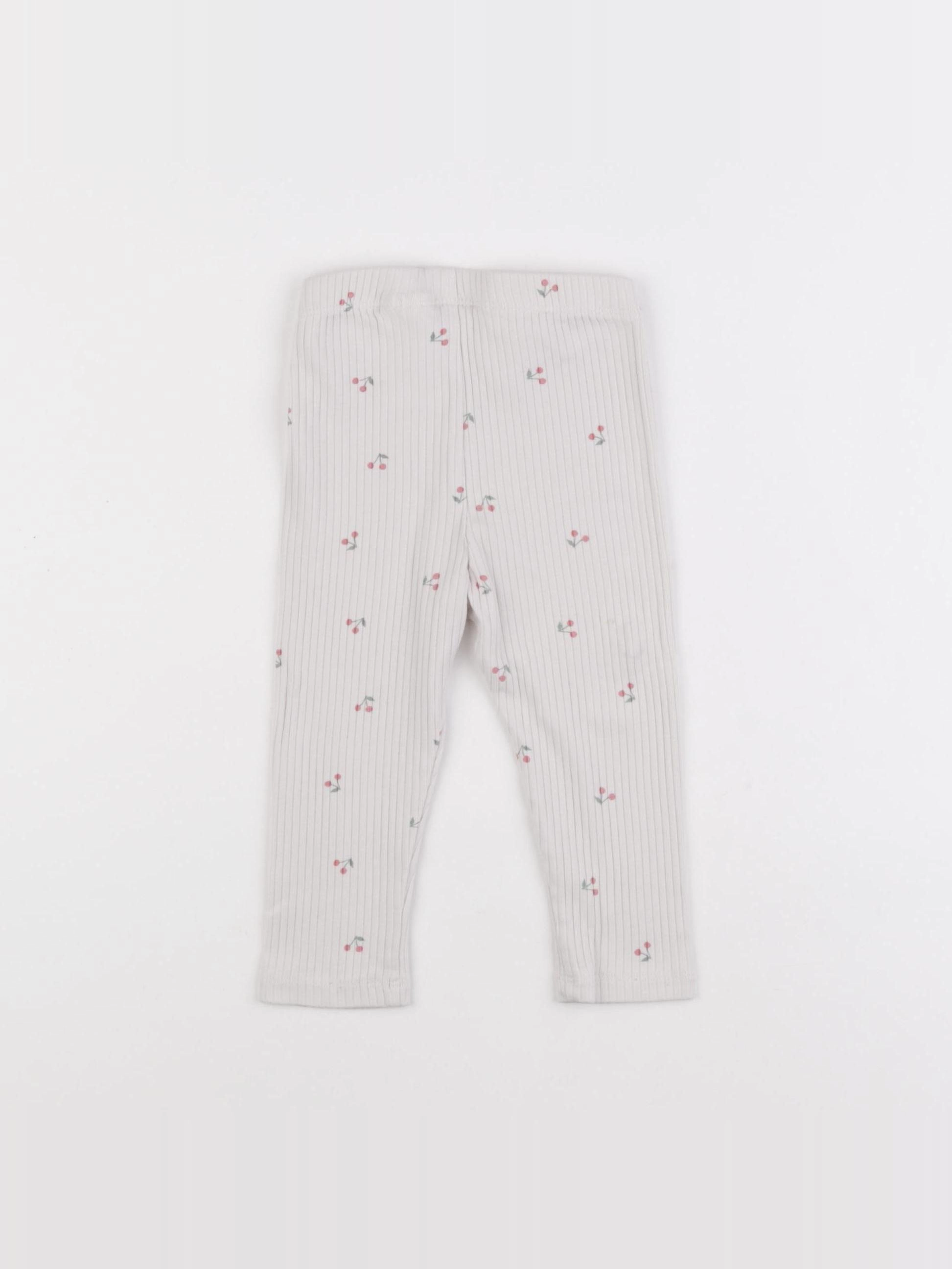 H&M - legging blanc - 12 mois
