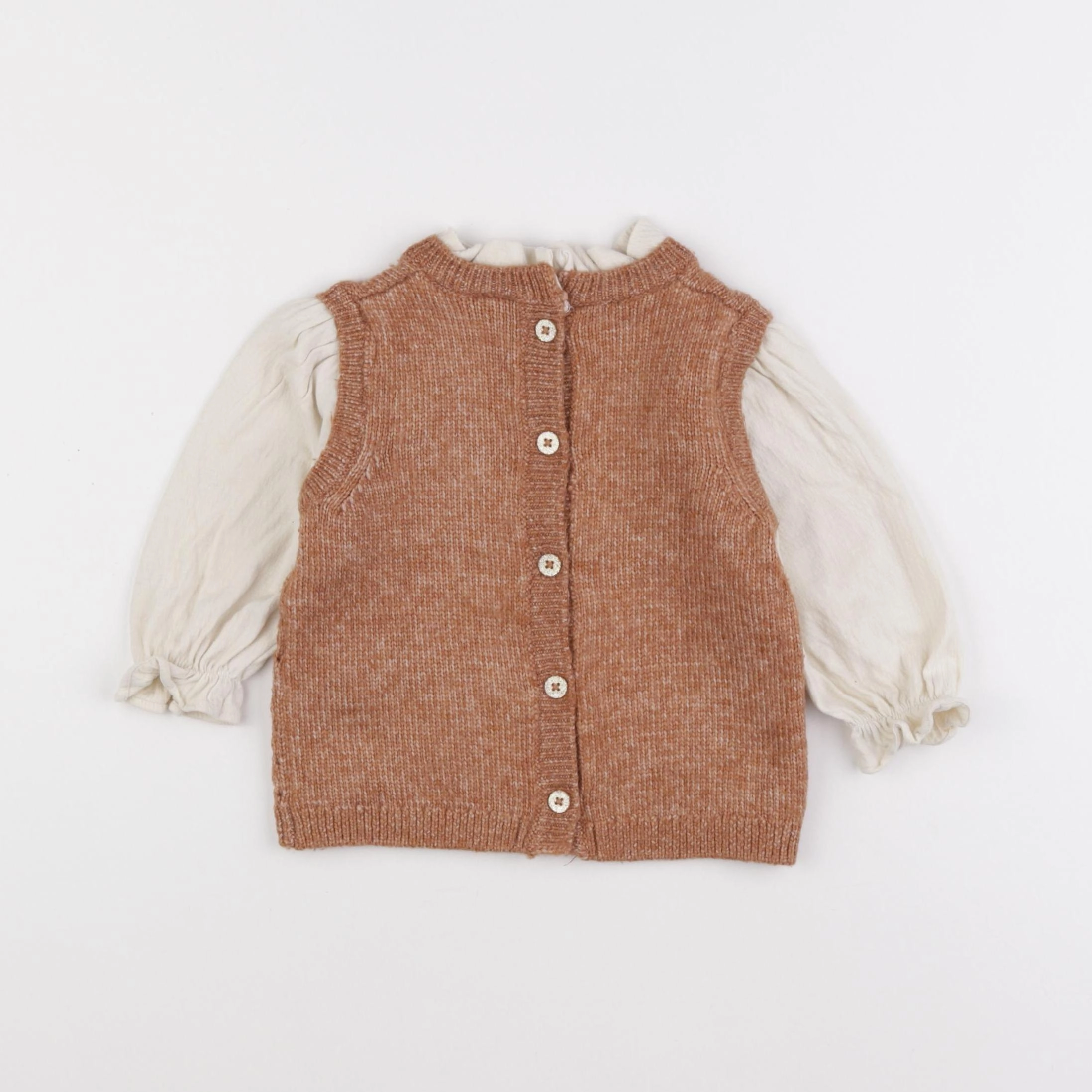 Tape à l'oeil - pull marron - 18 mois