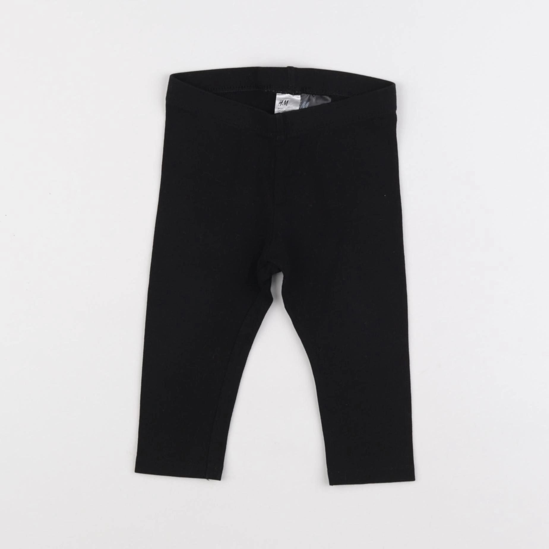 H&M - legging noir - 9 mois