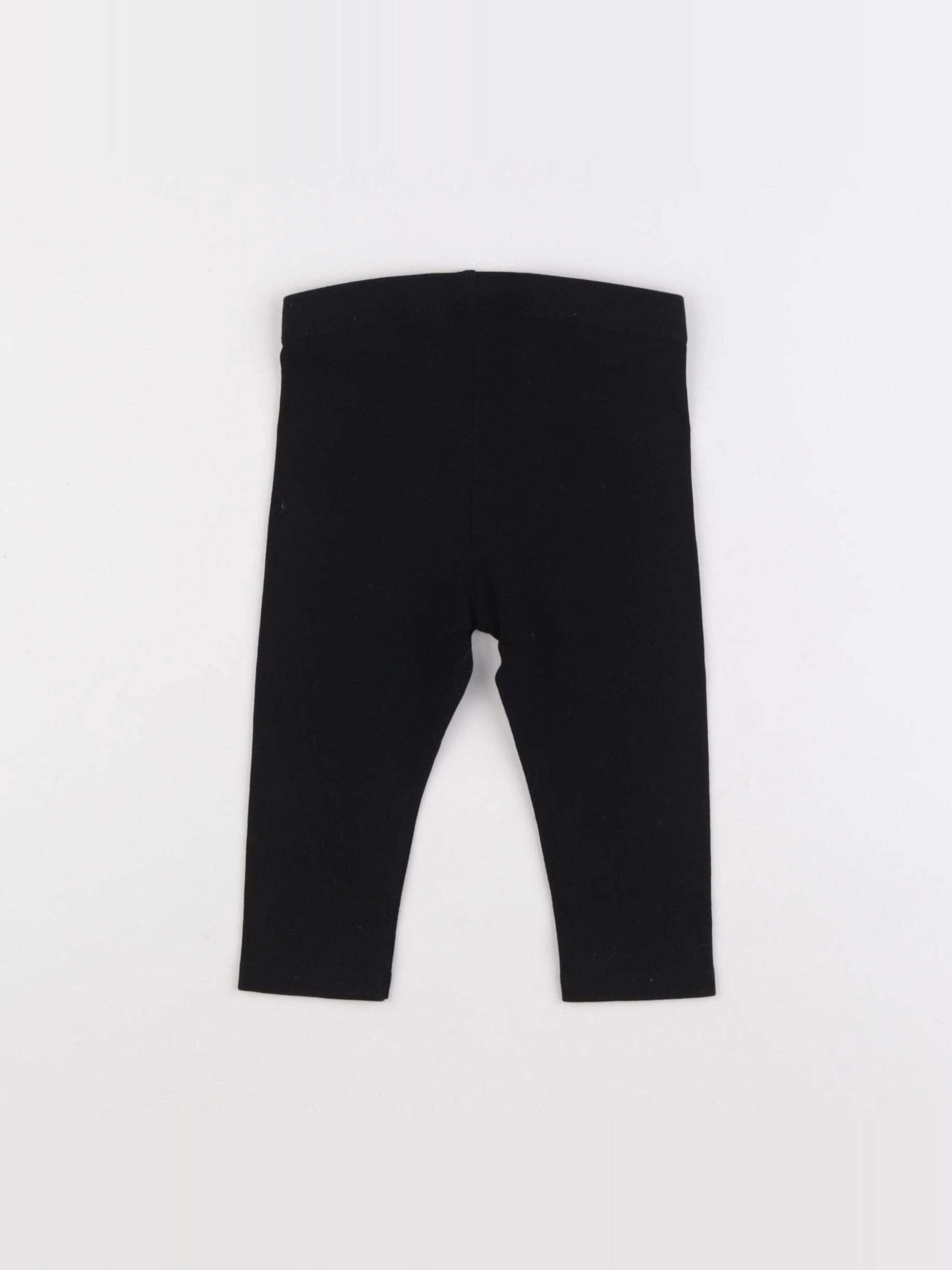 H&M - legging noir - 9 mois