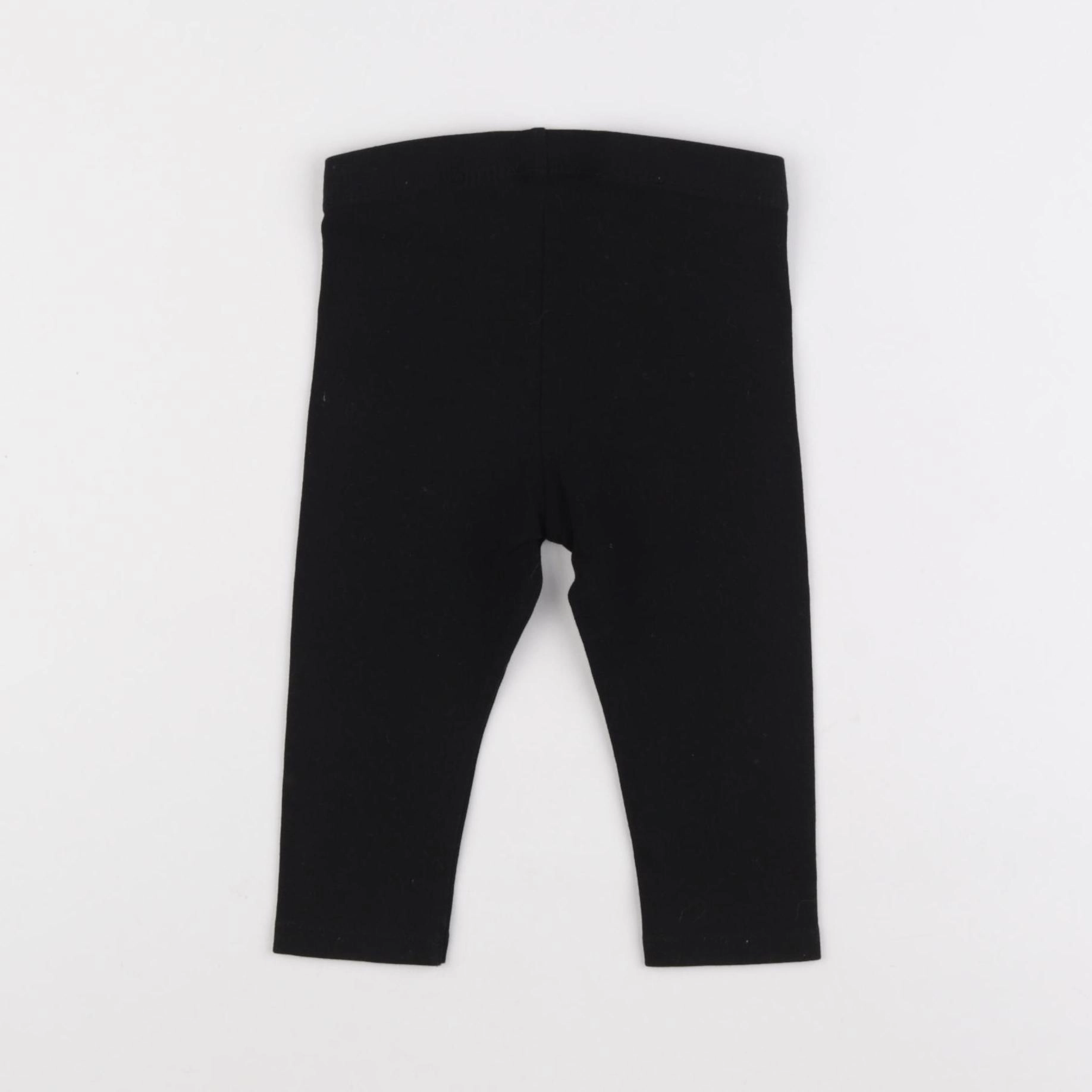 H&M - legging noir - 9 mois