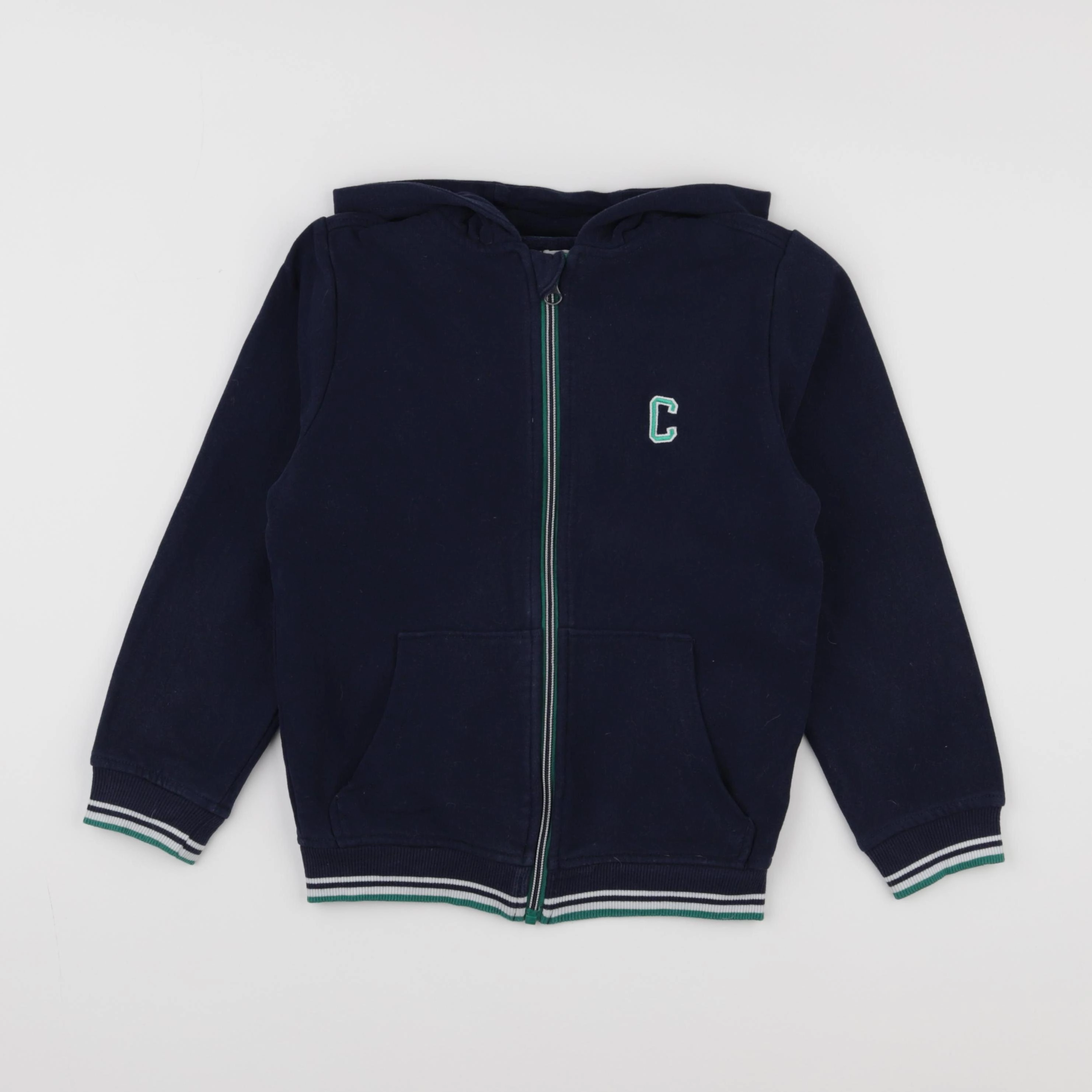 Cyrillus - sweat bleu - 8 ans