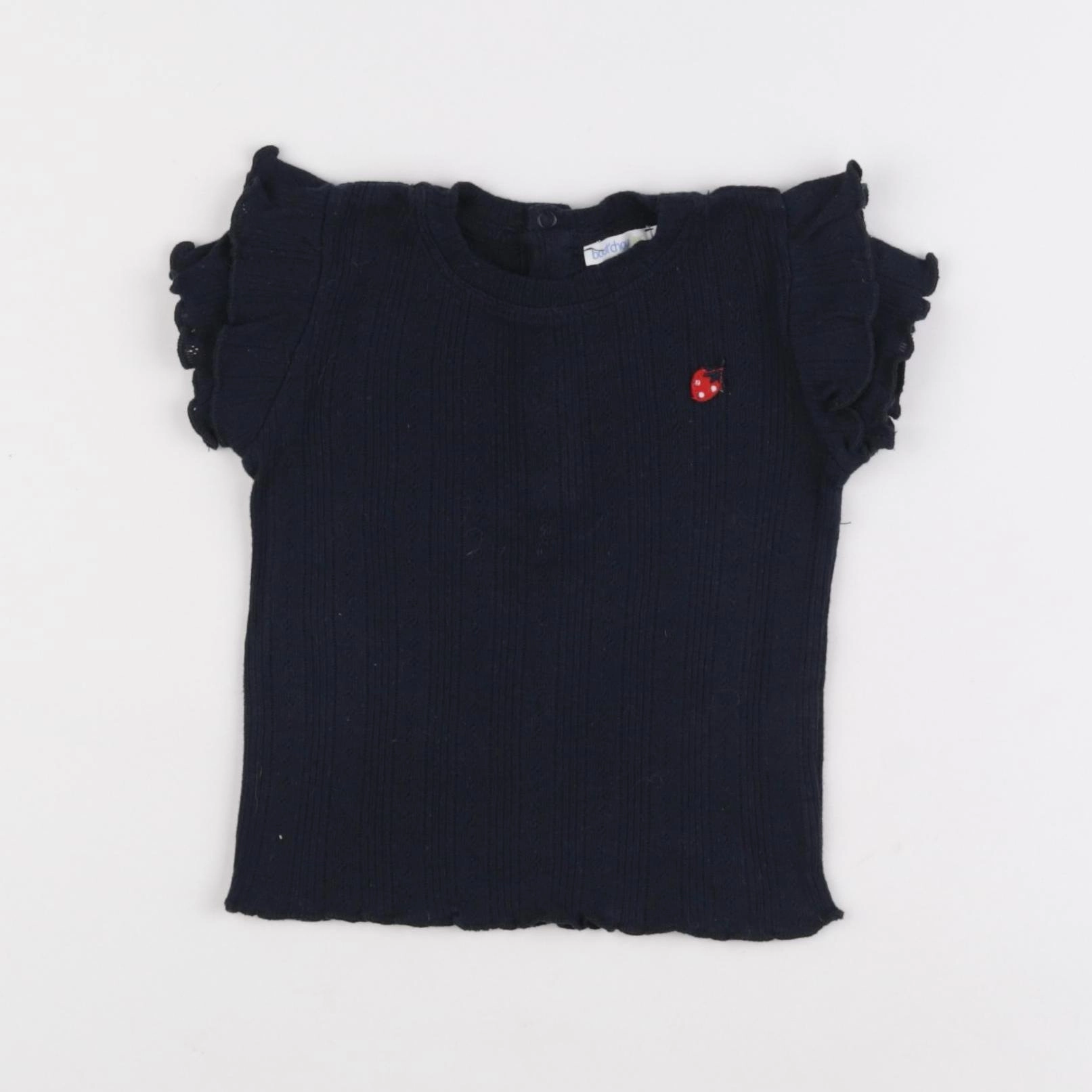 Boutchou - tee-shirt bleu - 12 mois