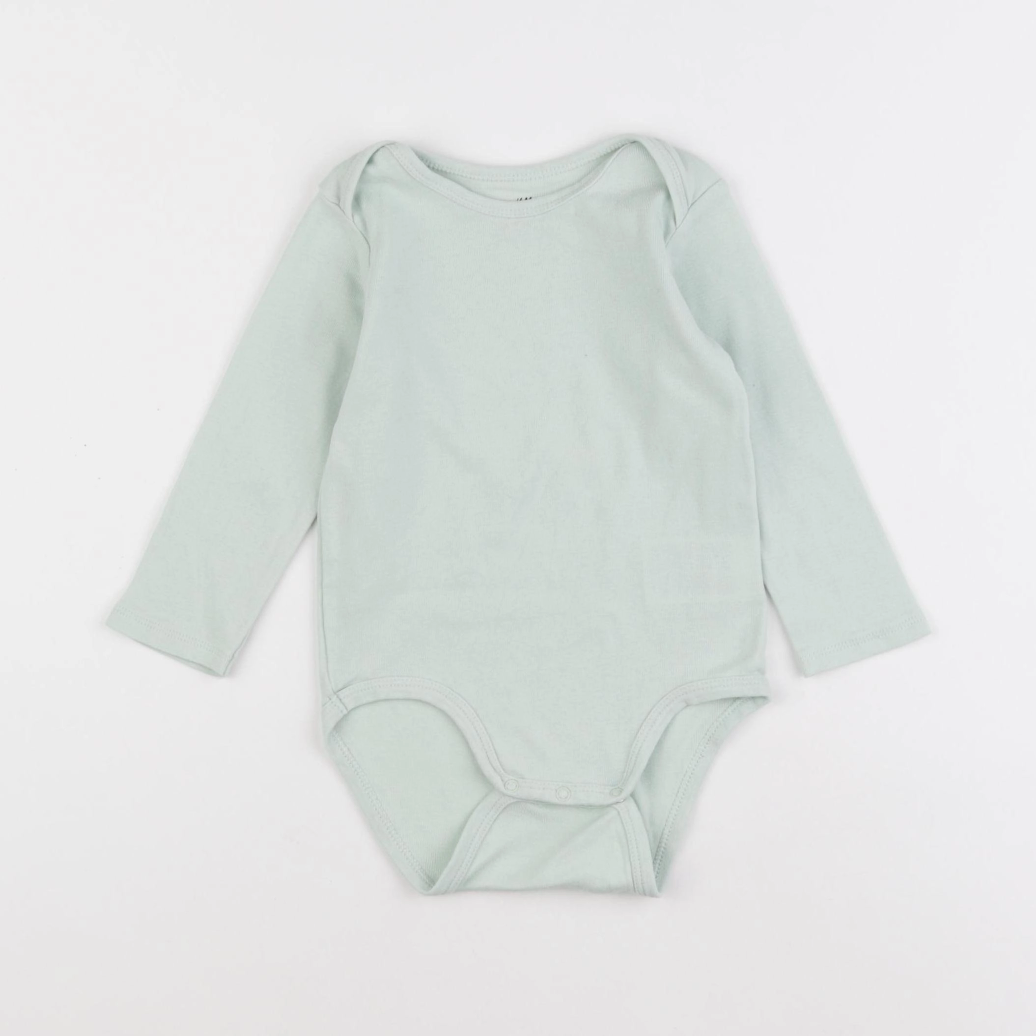 H&M - body vert - 9/12 mois