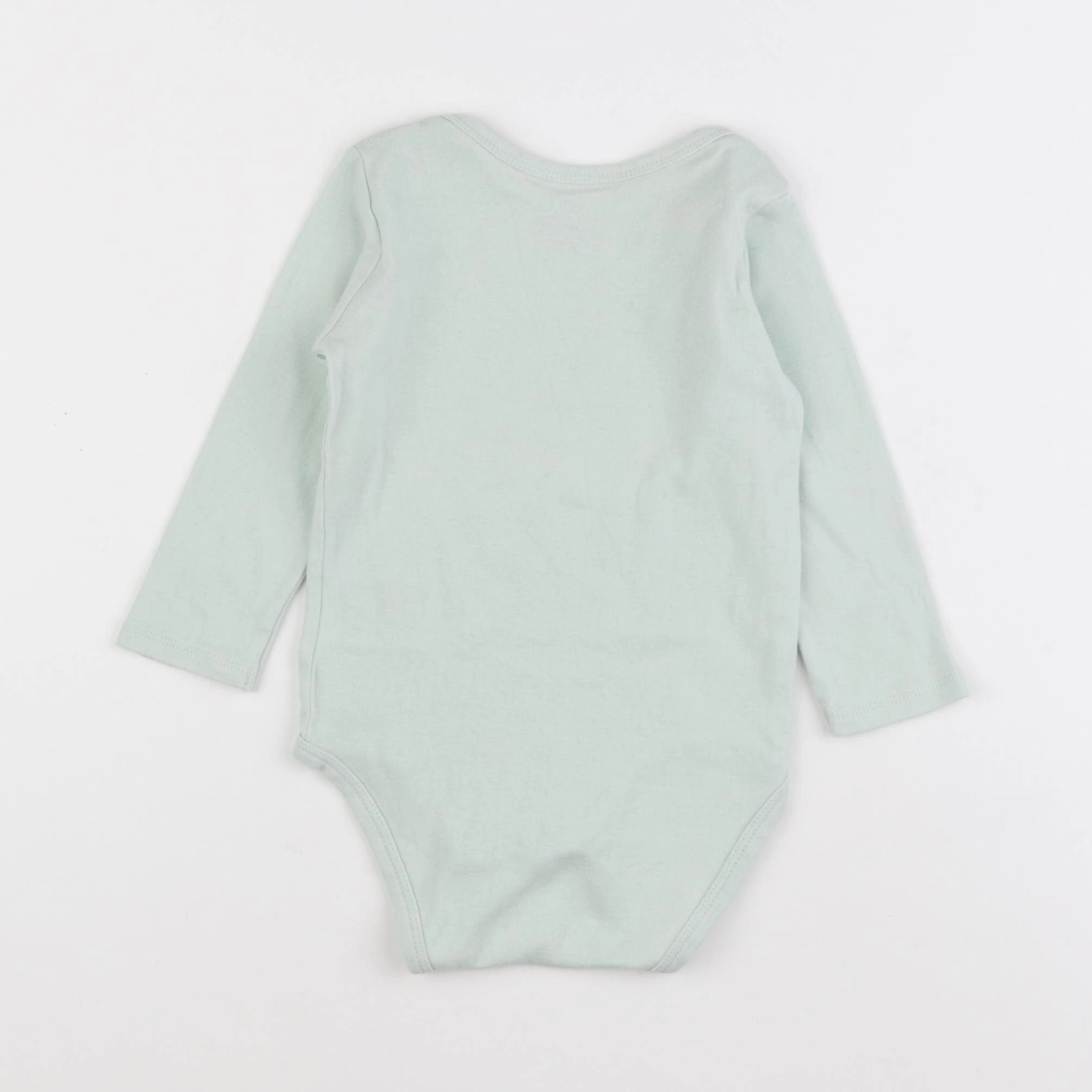 H&M - body vert - 9/12 mois