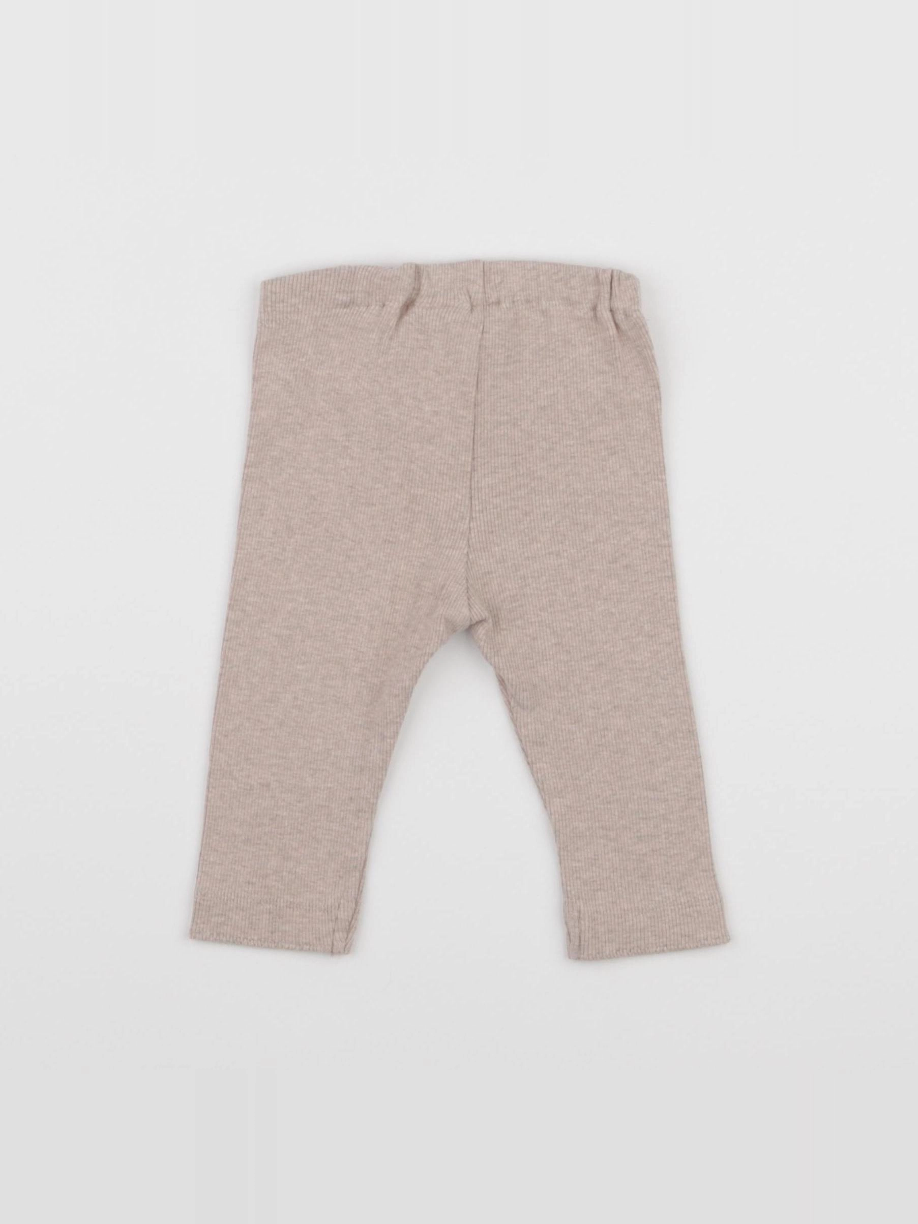 H&M - legging gris - 6 mois