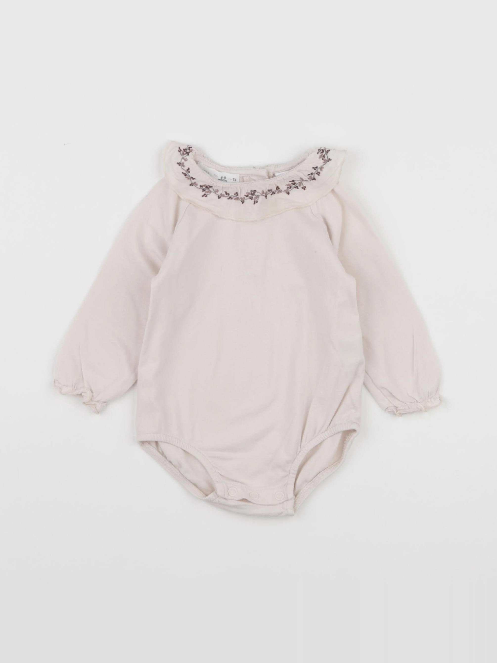 Zara - body rose - 6/9 mois