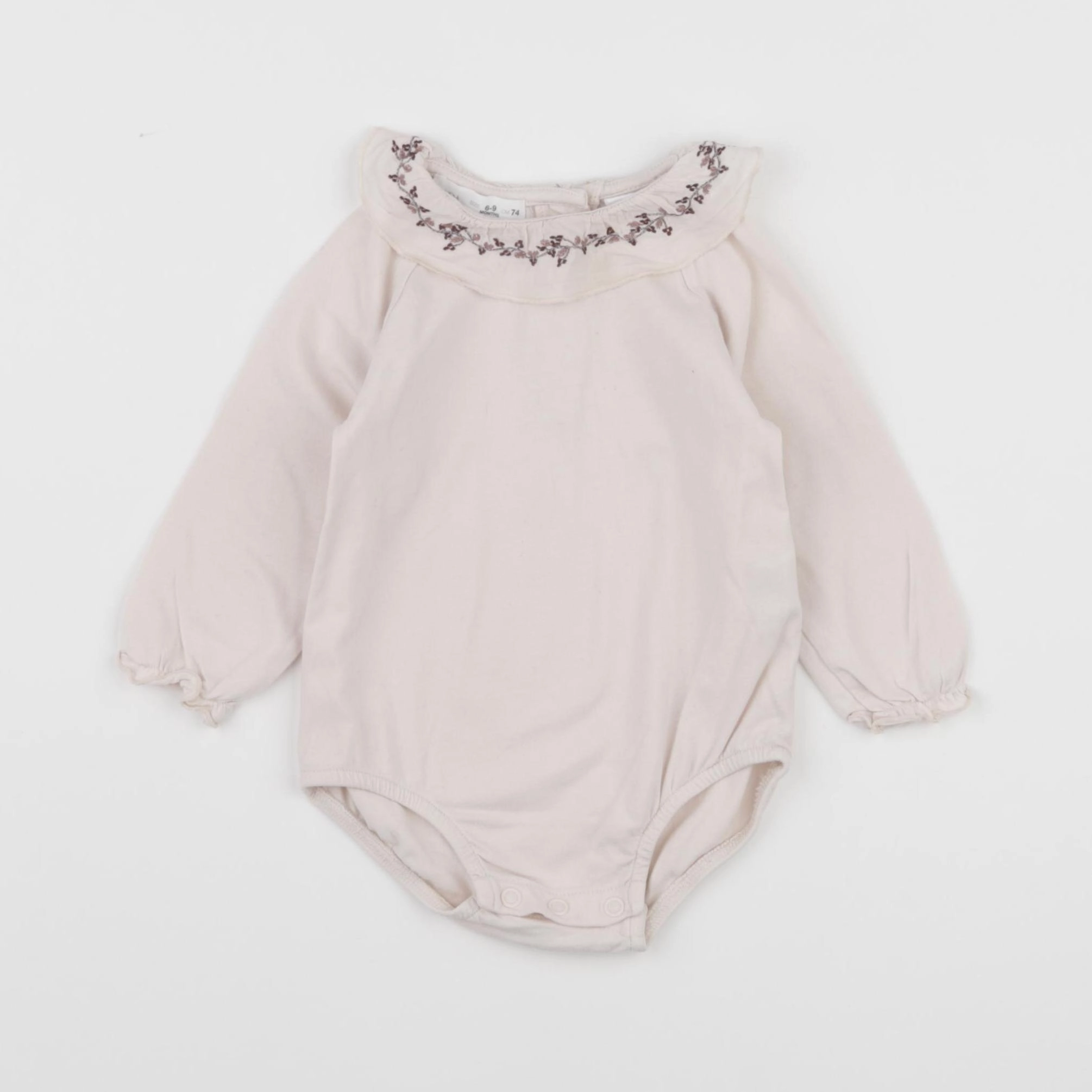 Zara - body rose - 6/9 mois