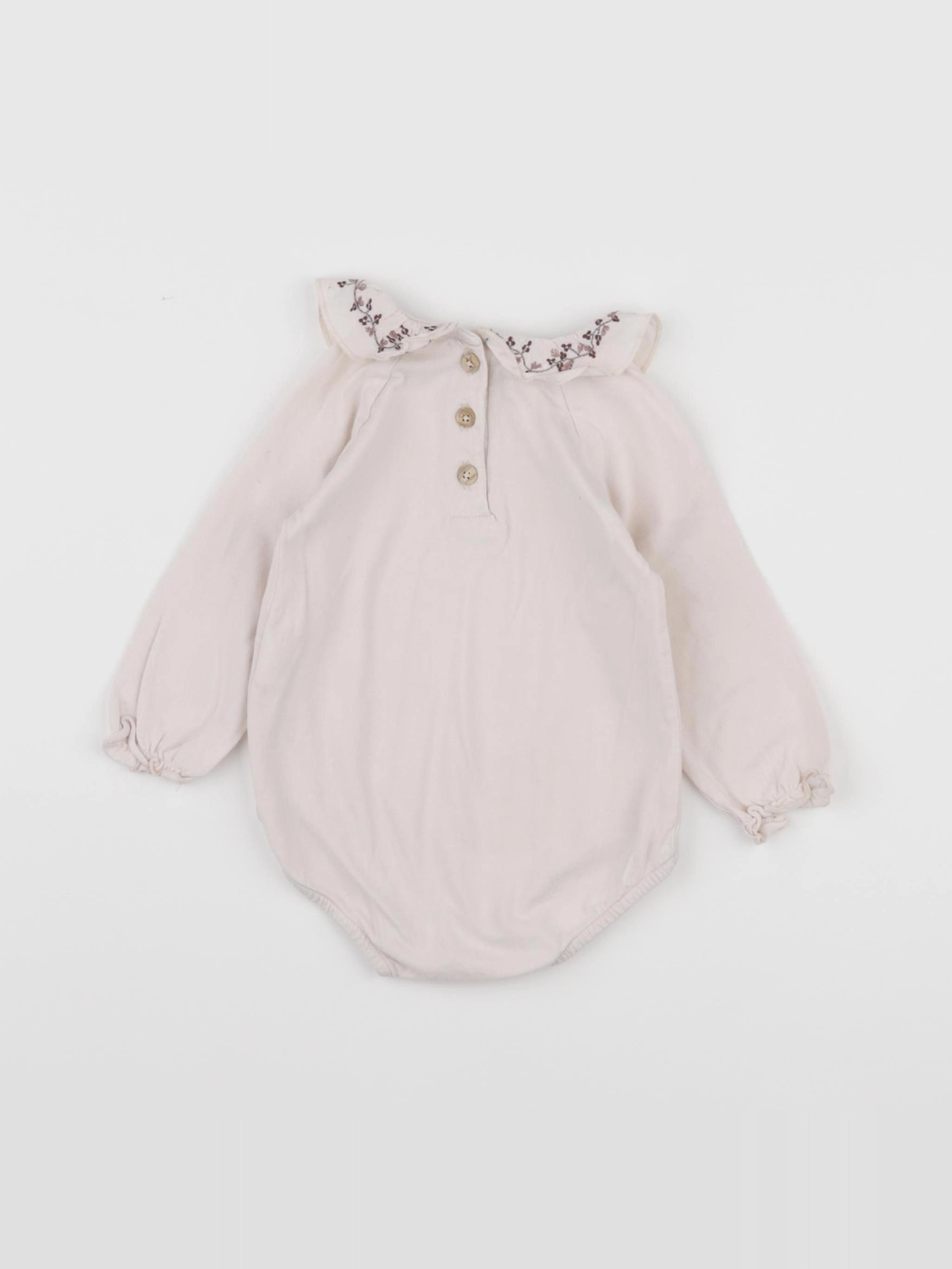 Zara - body rose - 6/9 mois