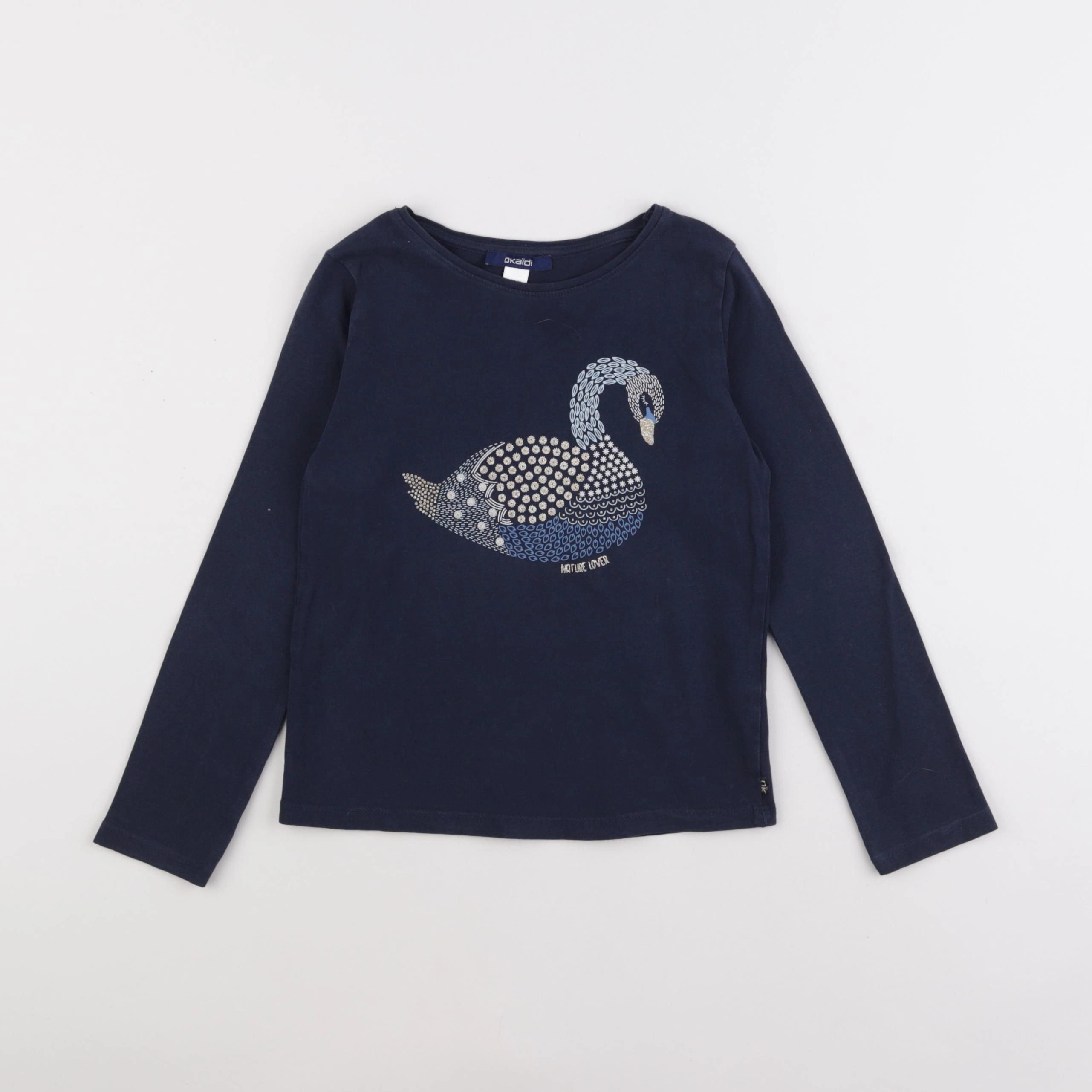 Okaidi - tee-shirt bleu - 6 ans