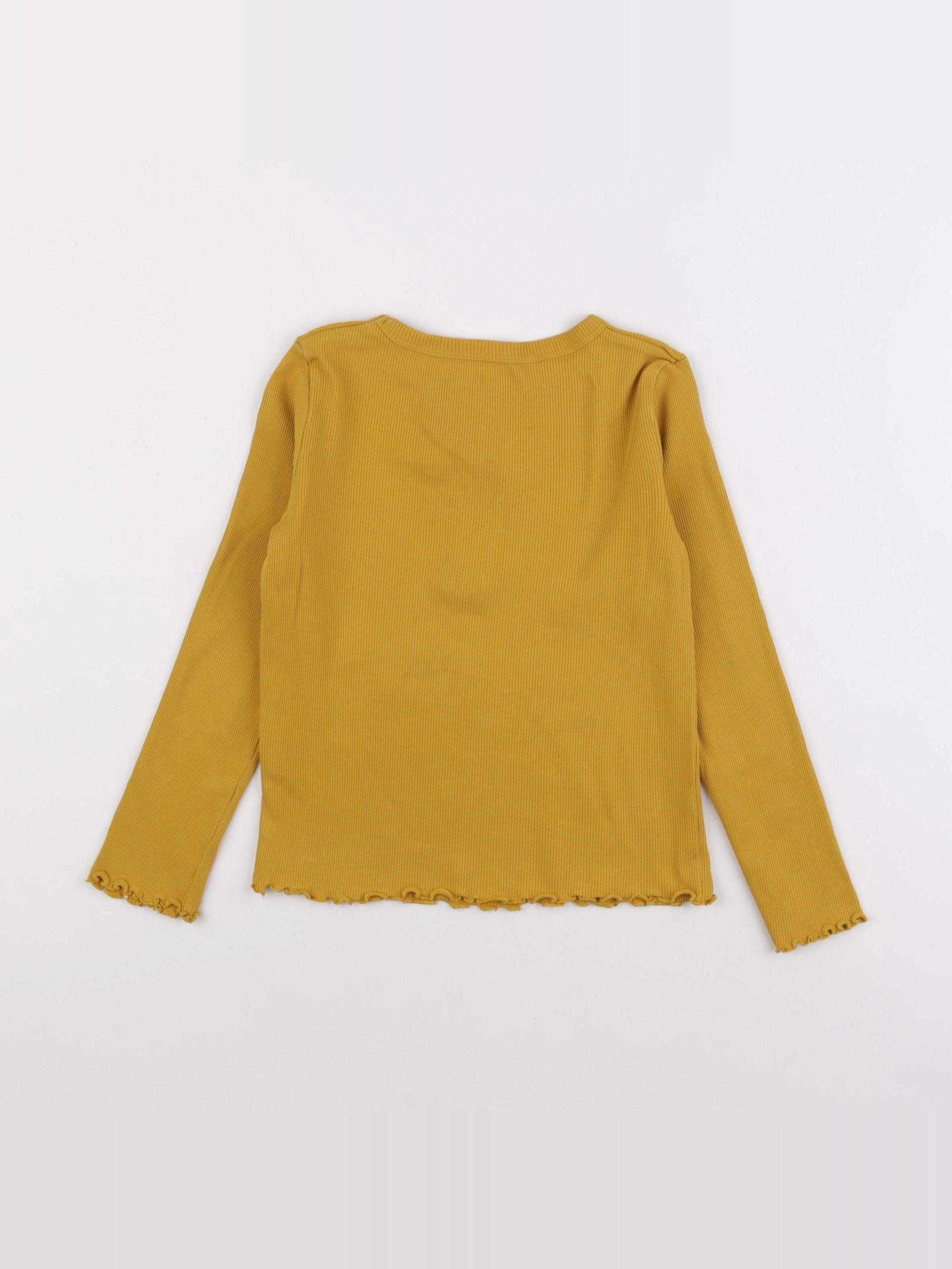 Monoprix - tee-shirt jaune - 6 ans