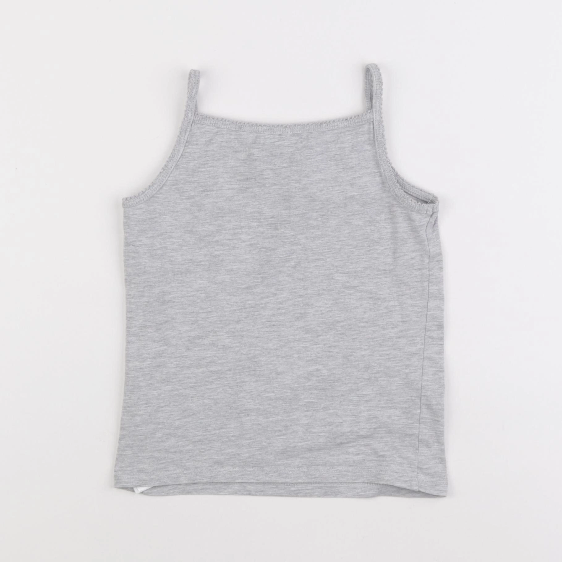 H&M - maillot de corps gris - 4/6 ans