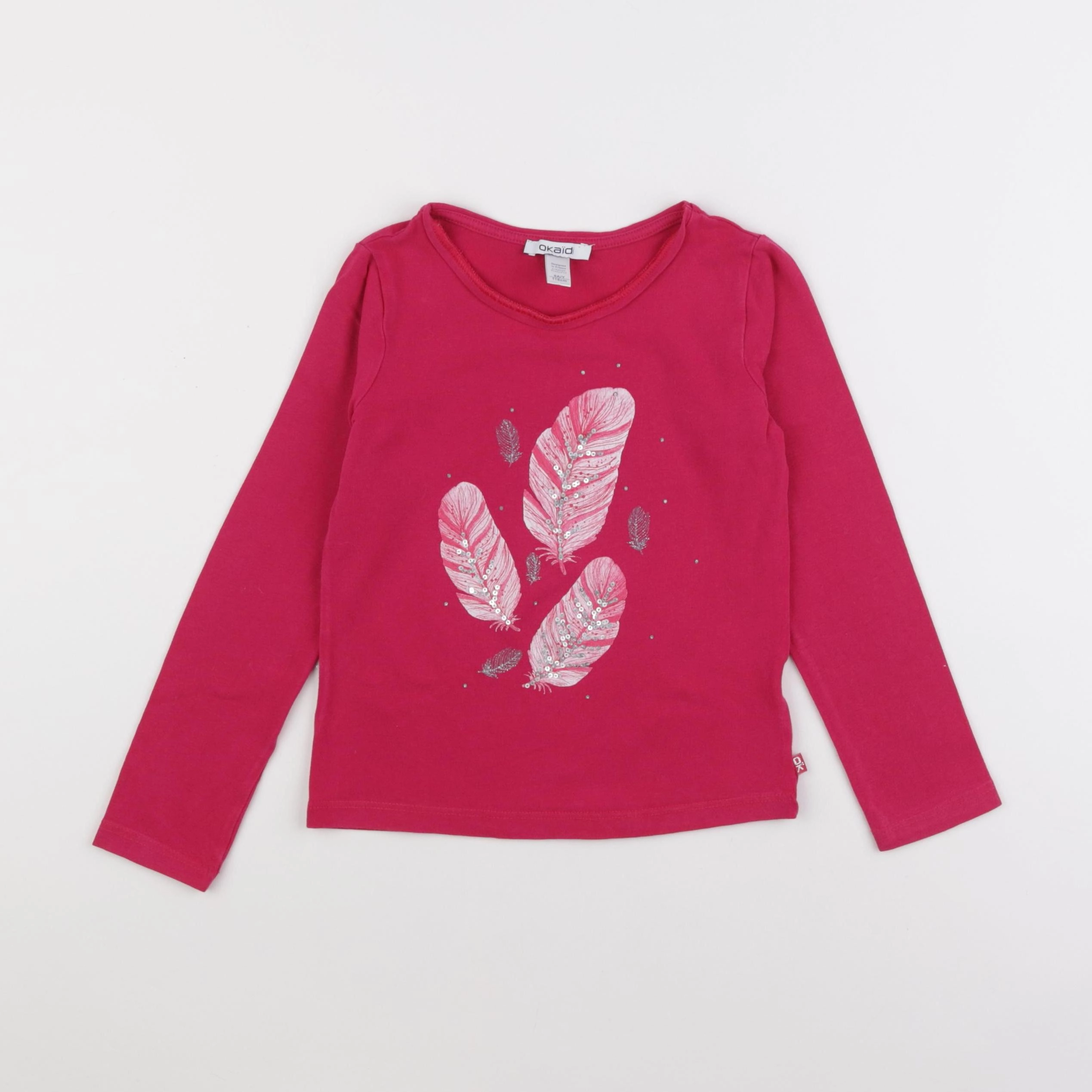 Okaidi - tee-shirt rose - 6 ans