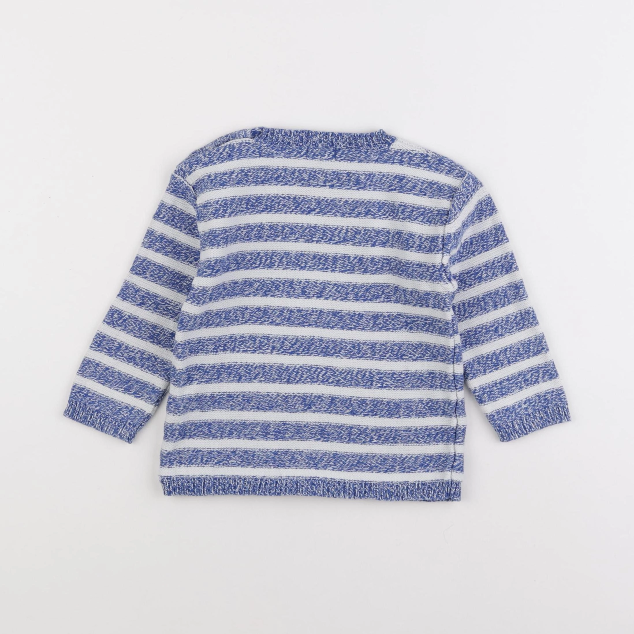 Boutchou - pull bleu - 24 mois