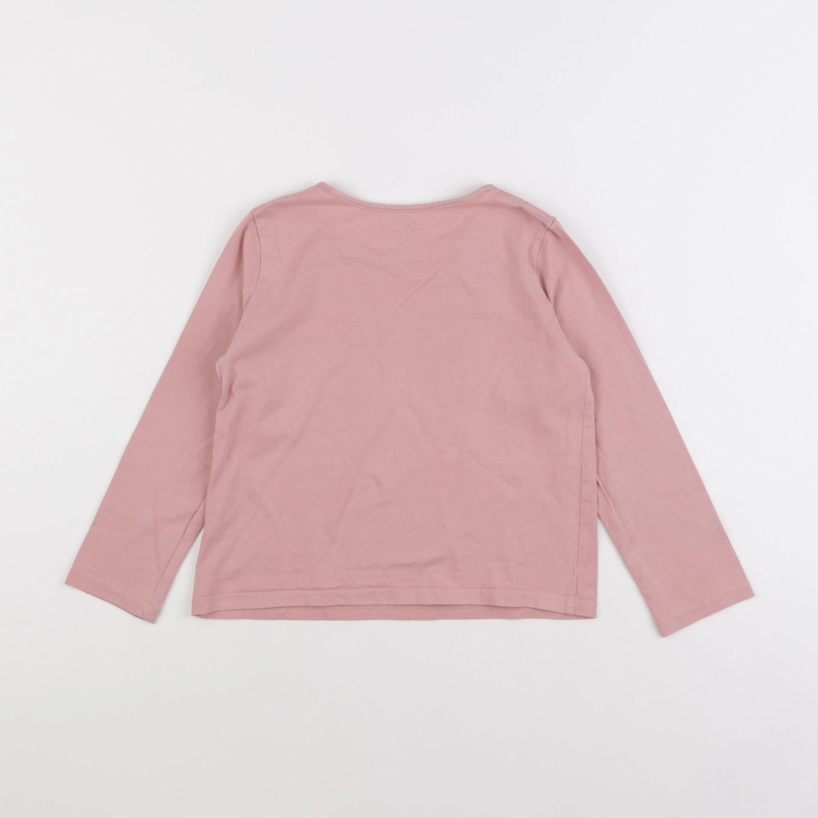 H&M - tee-shirt rose - 5/6 ans
