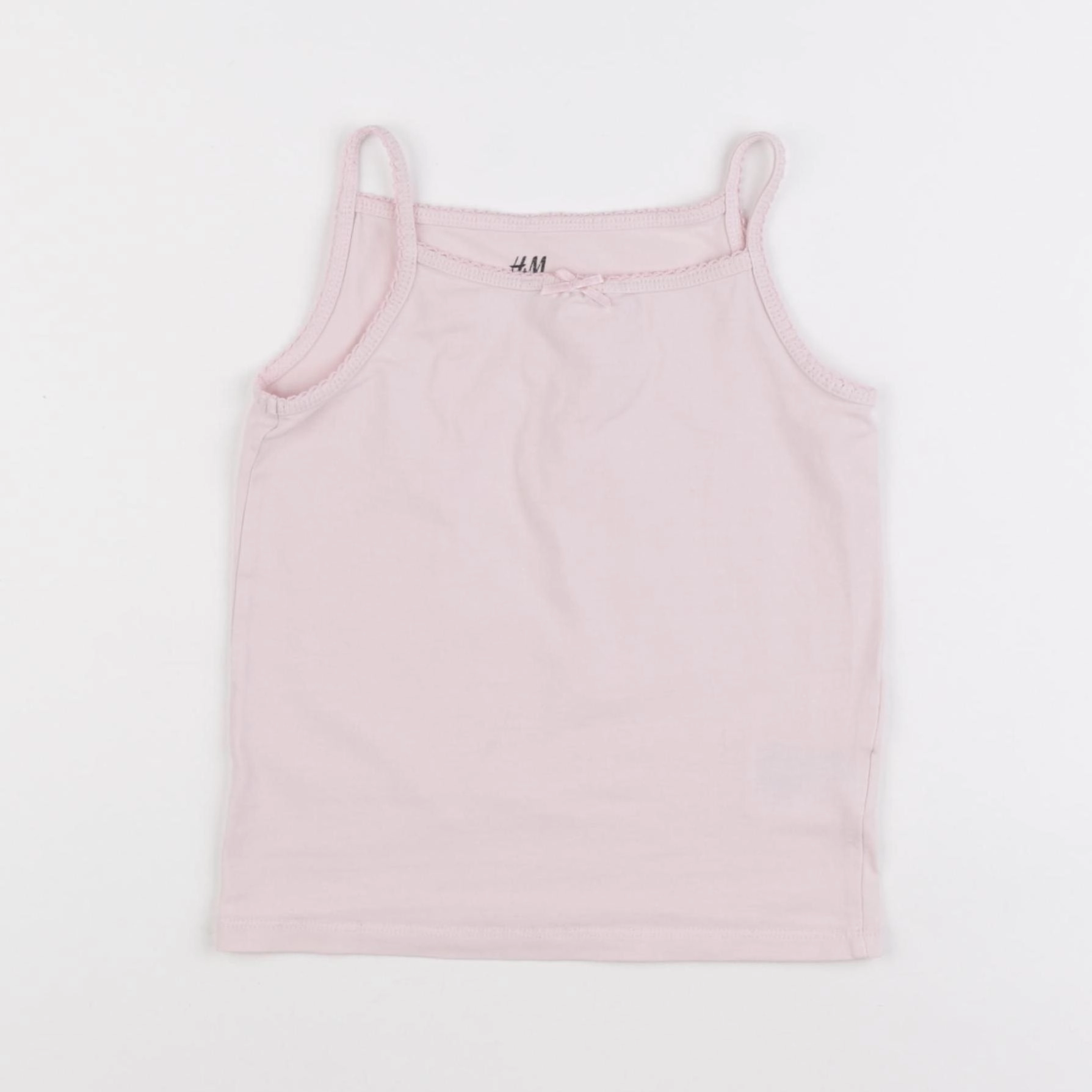H&M - maillot de corps rose - 4/6 ans