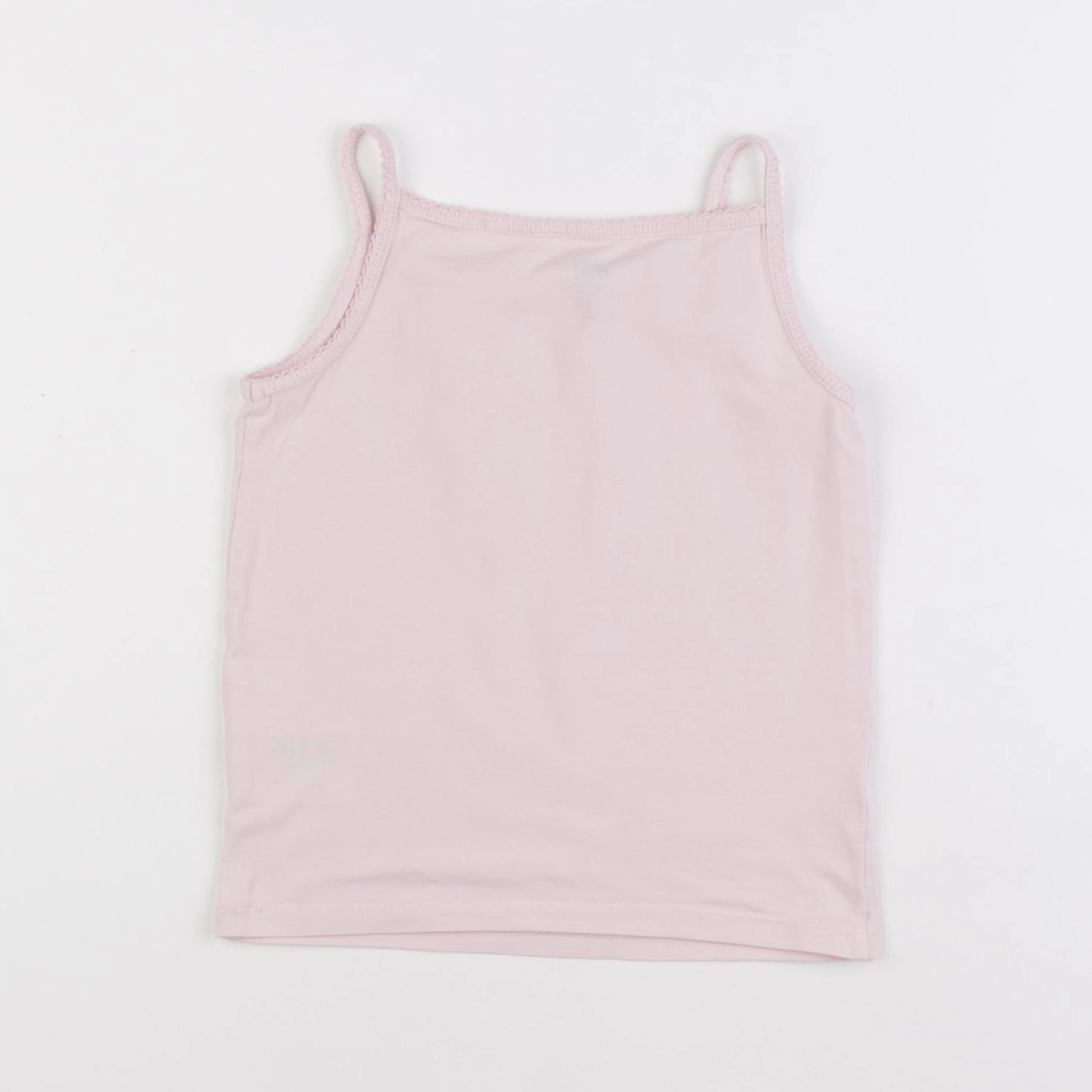 H&M - maillot de corps rose - 4/6 ans