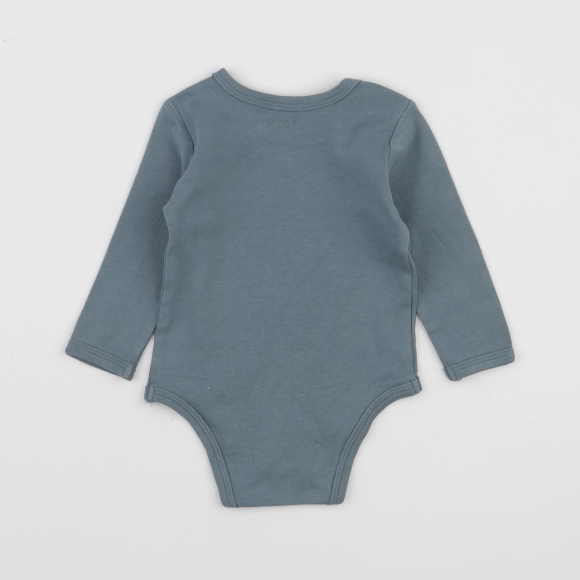 Vertbaudet - body bleu - 9 mois