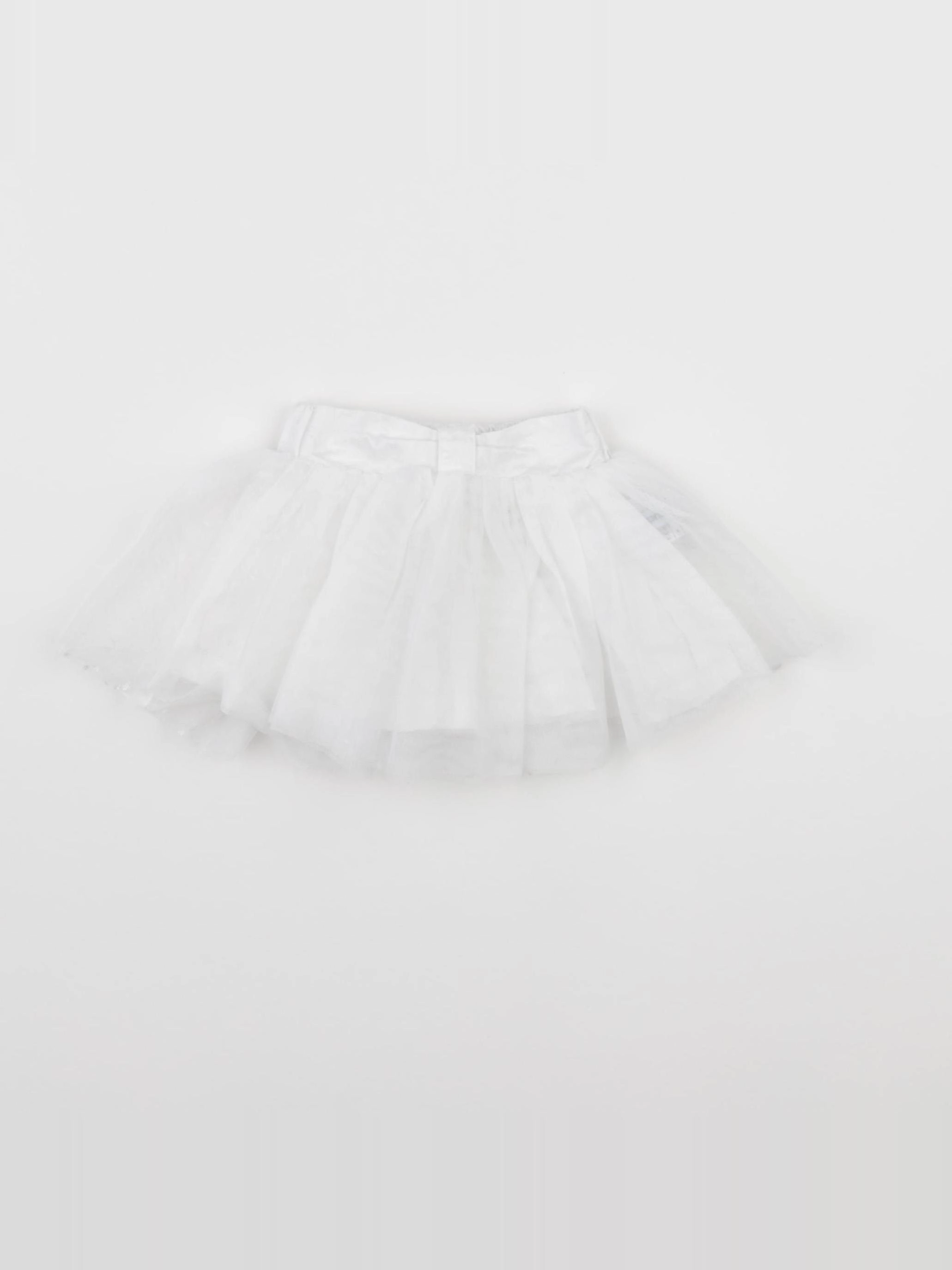 Vertbaudet - jupe blanc - 0/3 mois