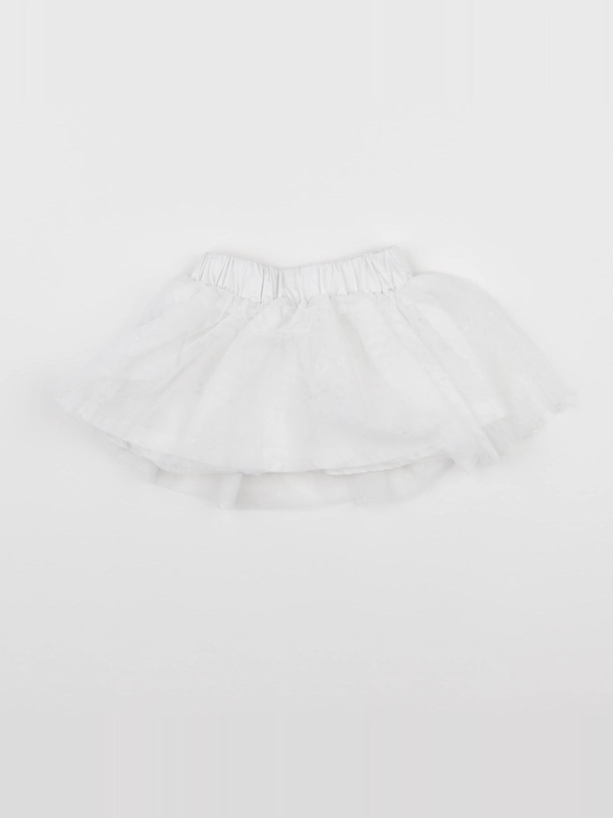 Vertbaudet - jupe blanc - 0/3 mois