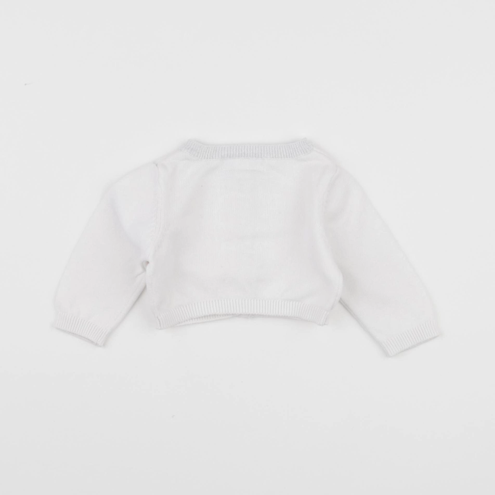 Vertbaudet - gilet blanc - 3 mois