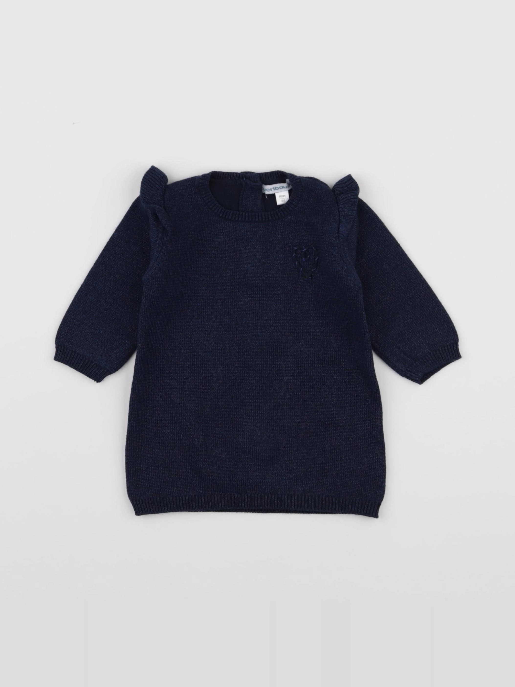 Vertbaudet - robe bleu - 3 mois