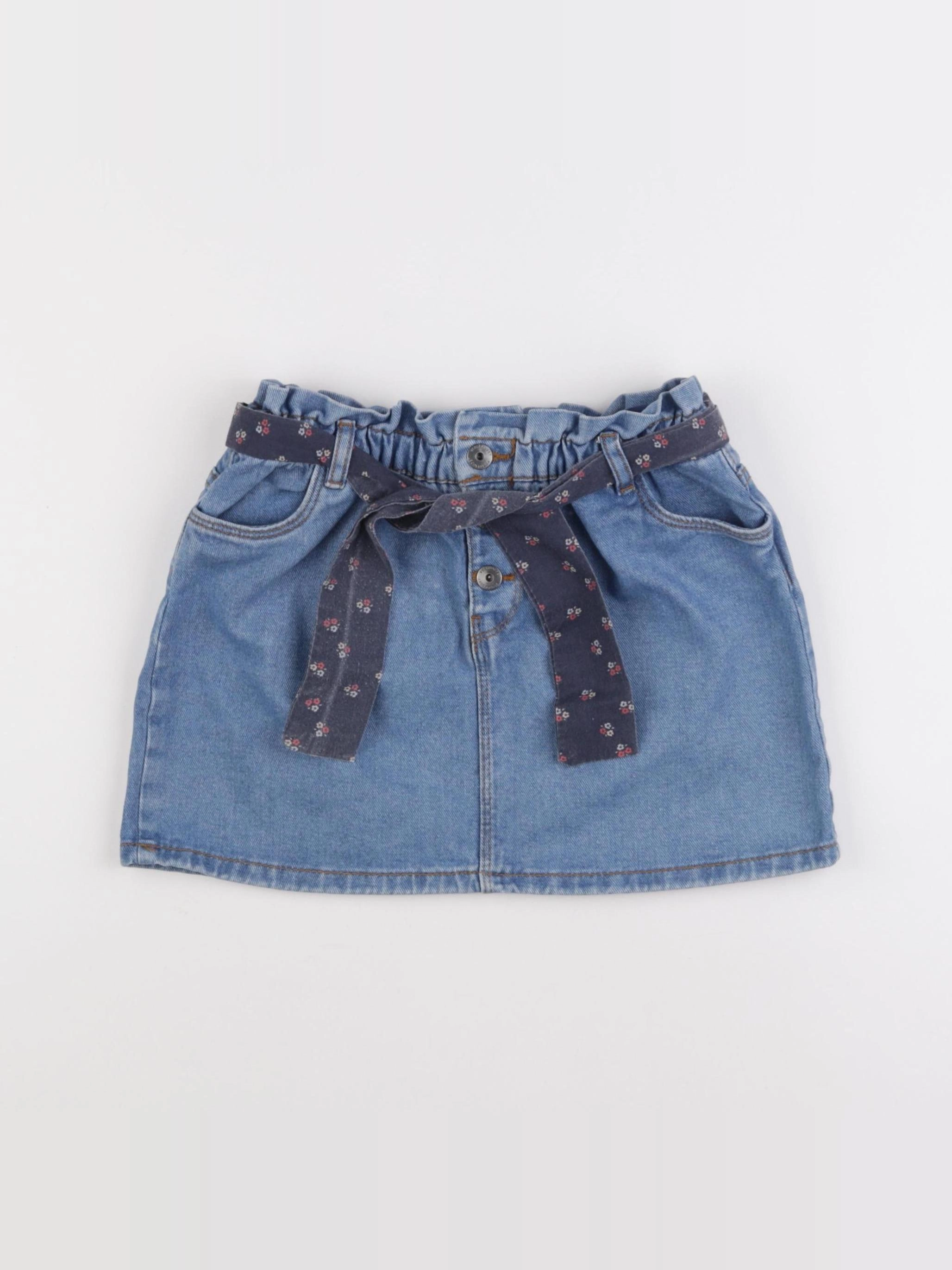Vertbaudet - jupe bleu - 9 ans