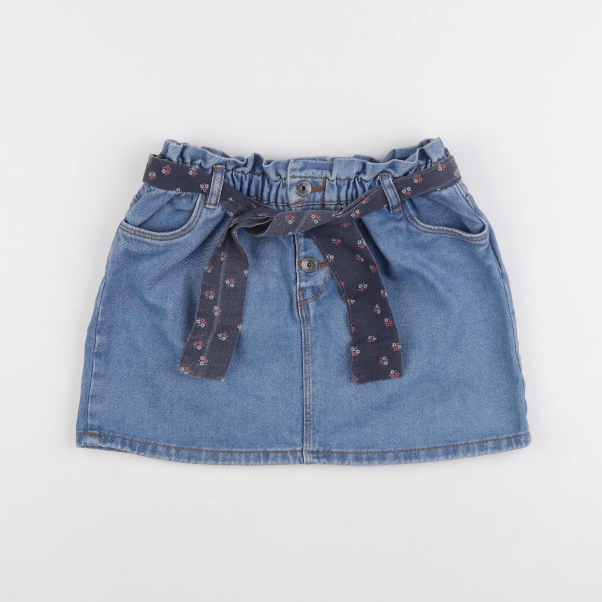 Vertbaudet - jupe bleu - 9 ans