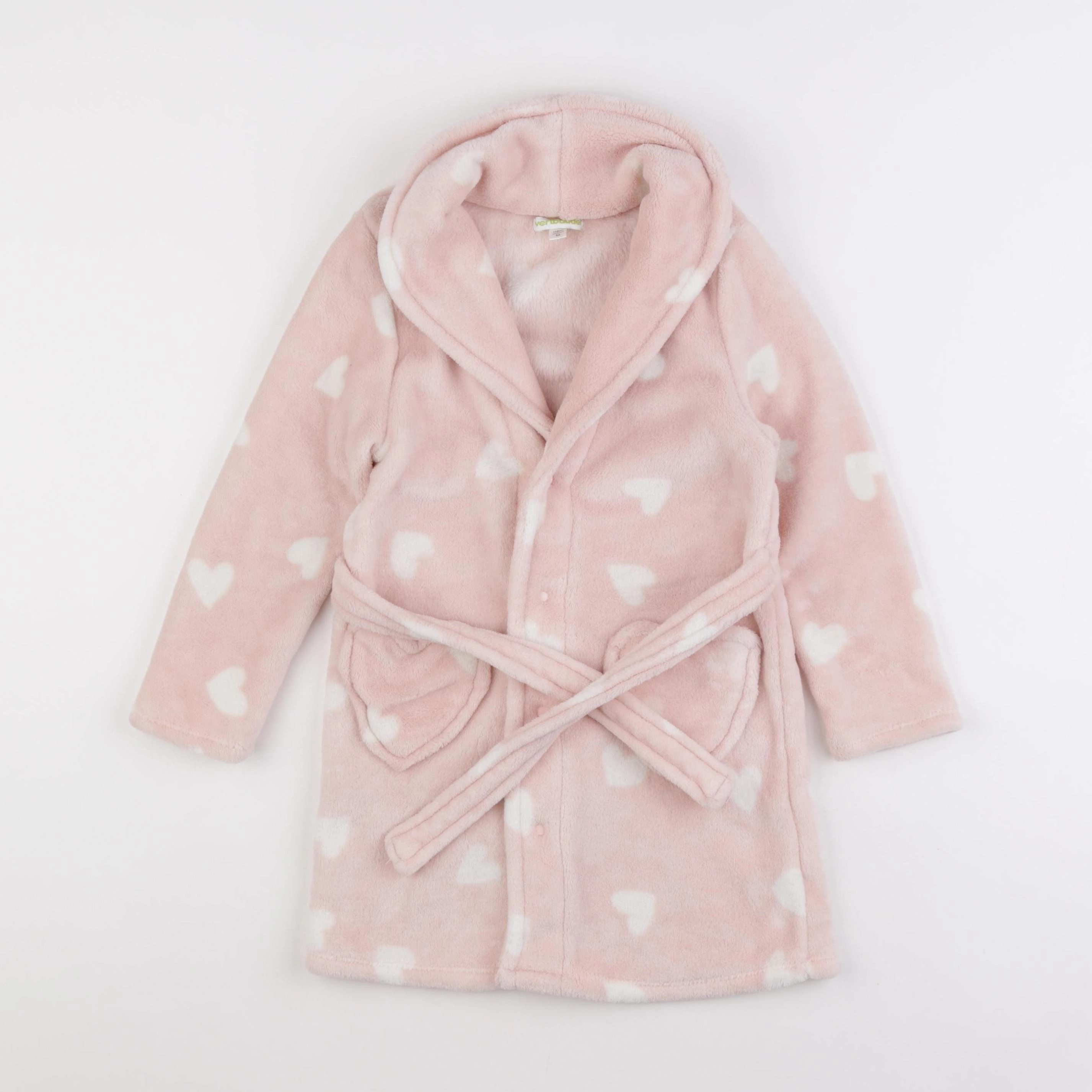 Vertbaudet - robe de chambre rose - 6 ans
