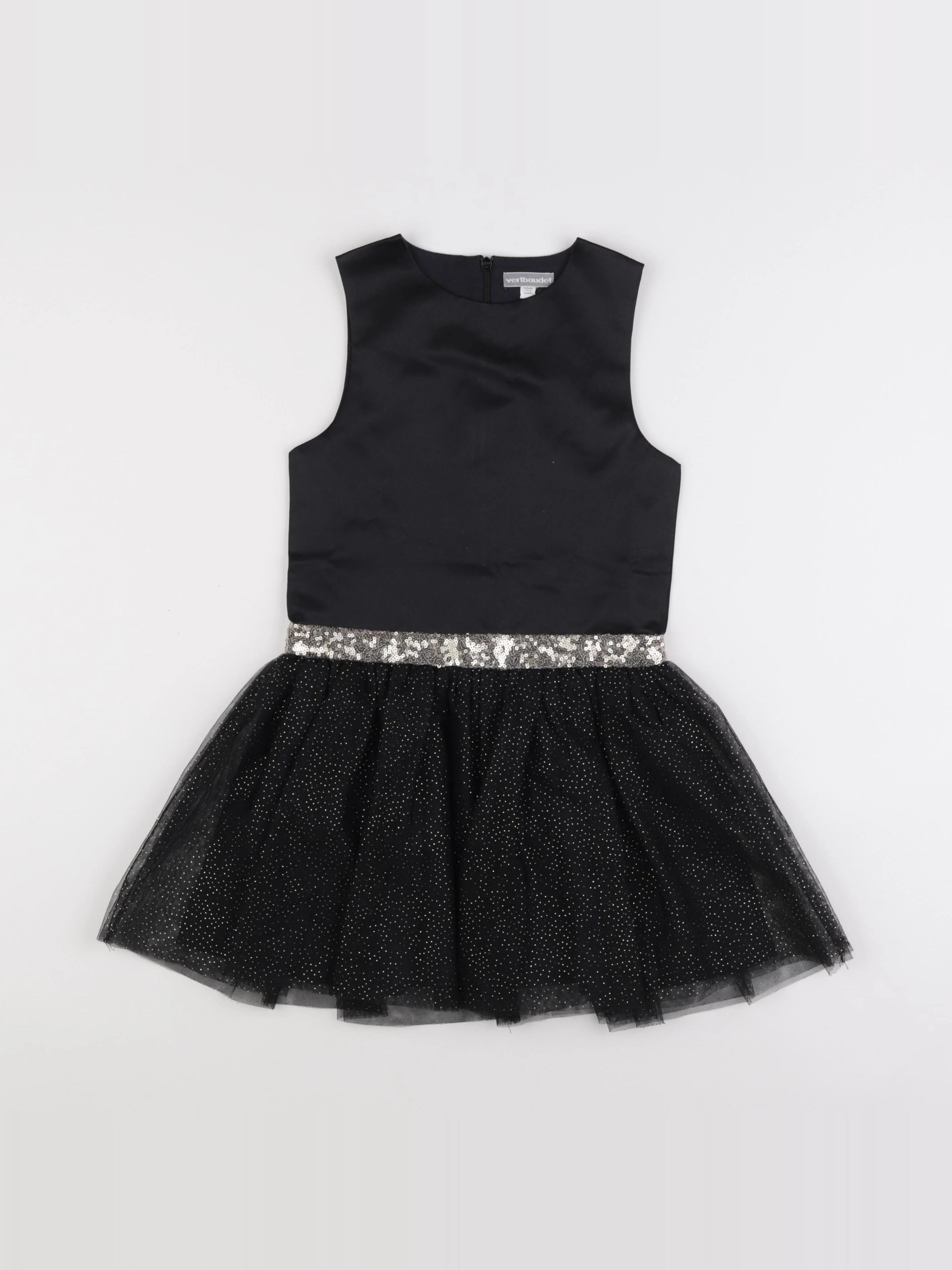 Vertbaudet - robe noir - 7 ans