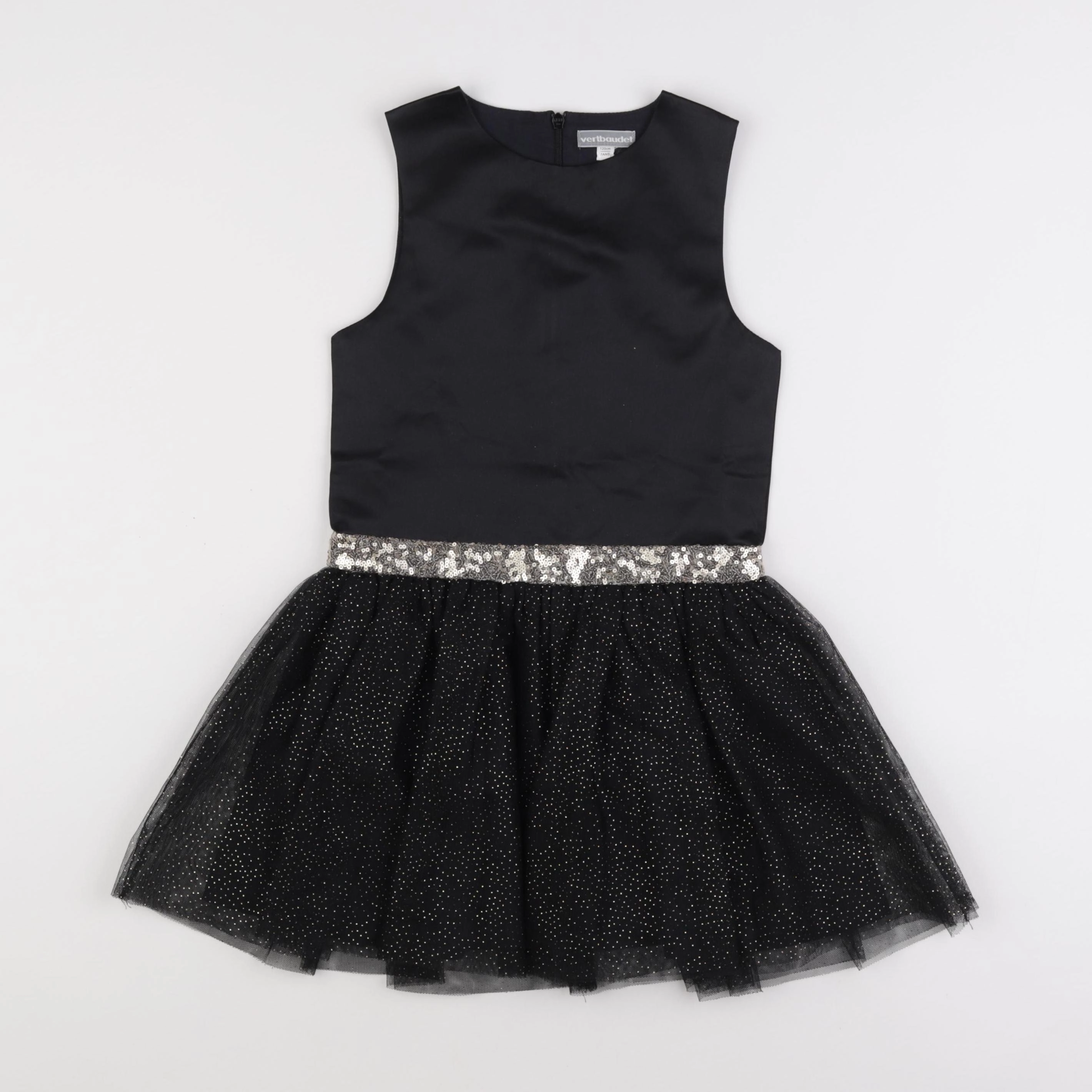 Vertbaudet - robe noir - 7 ans