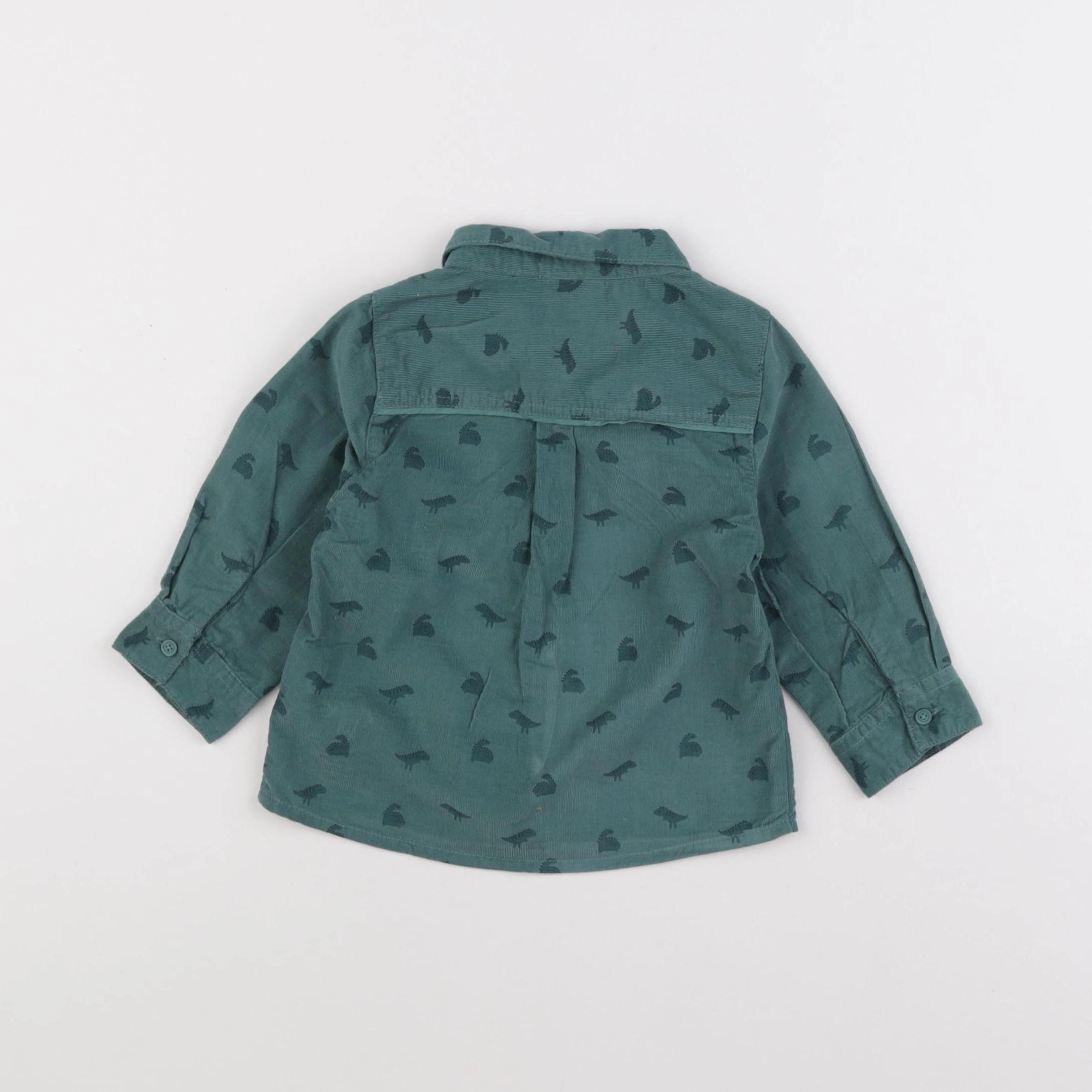 Tape à l'oeil - chemise vert - 12 mois