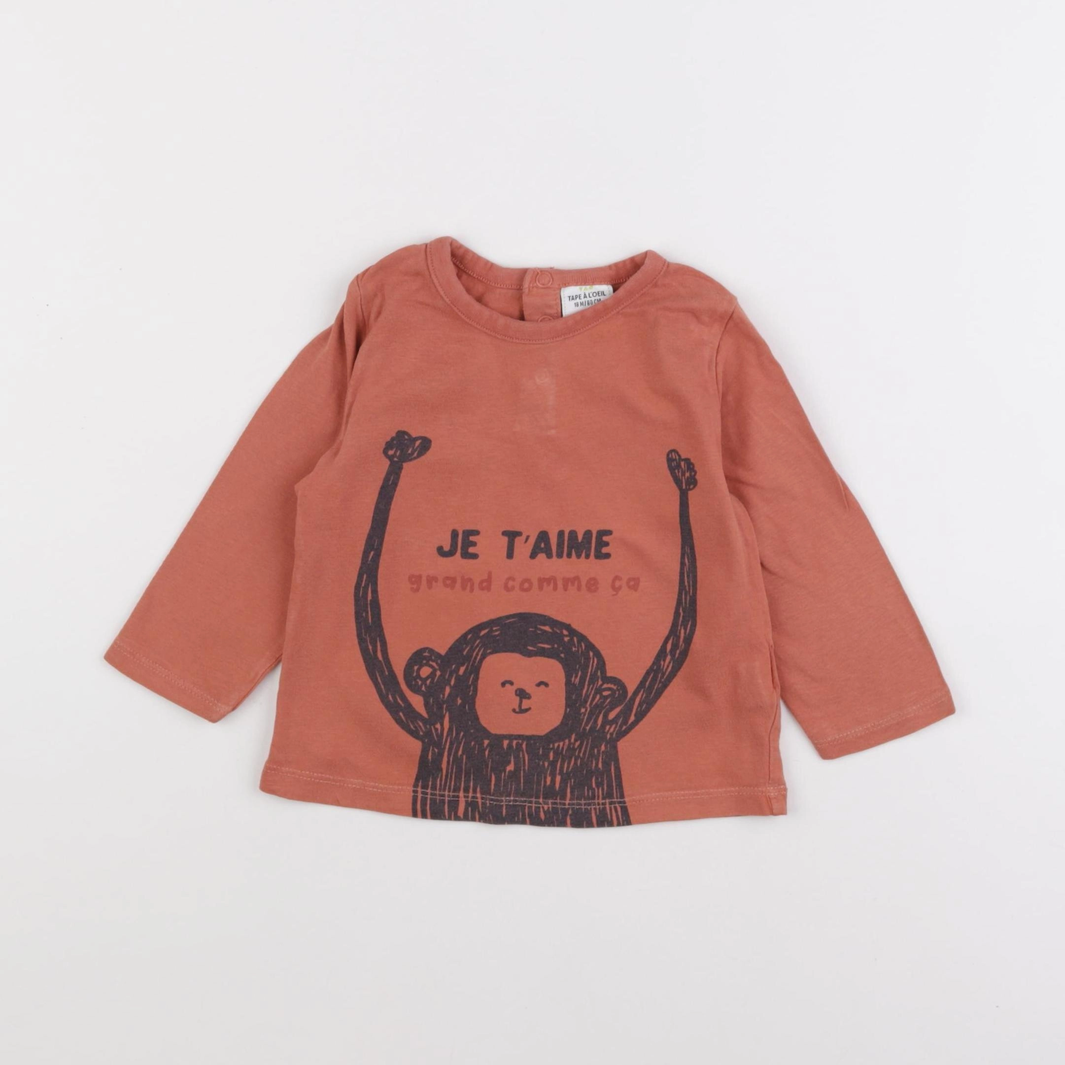 Tape à l'oeil - tee-shirt marron - 18 mois