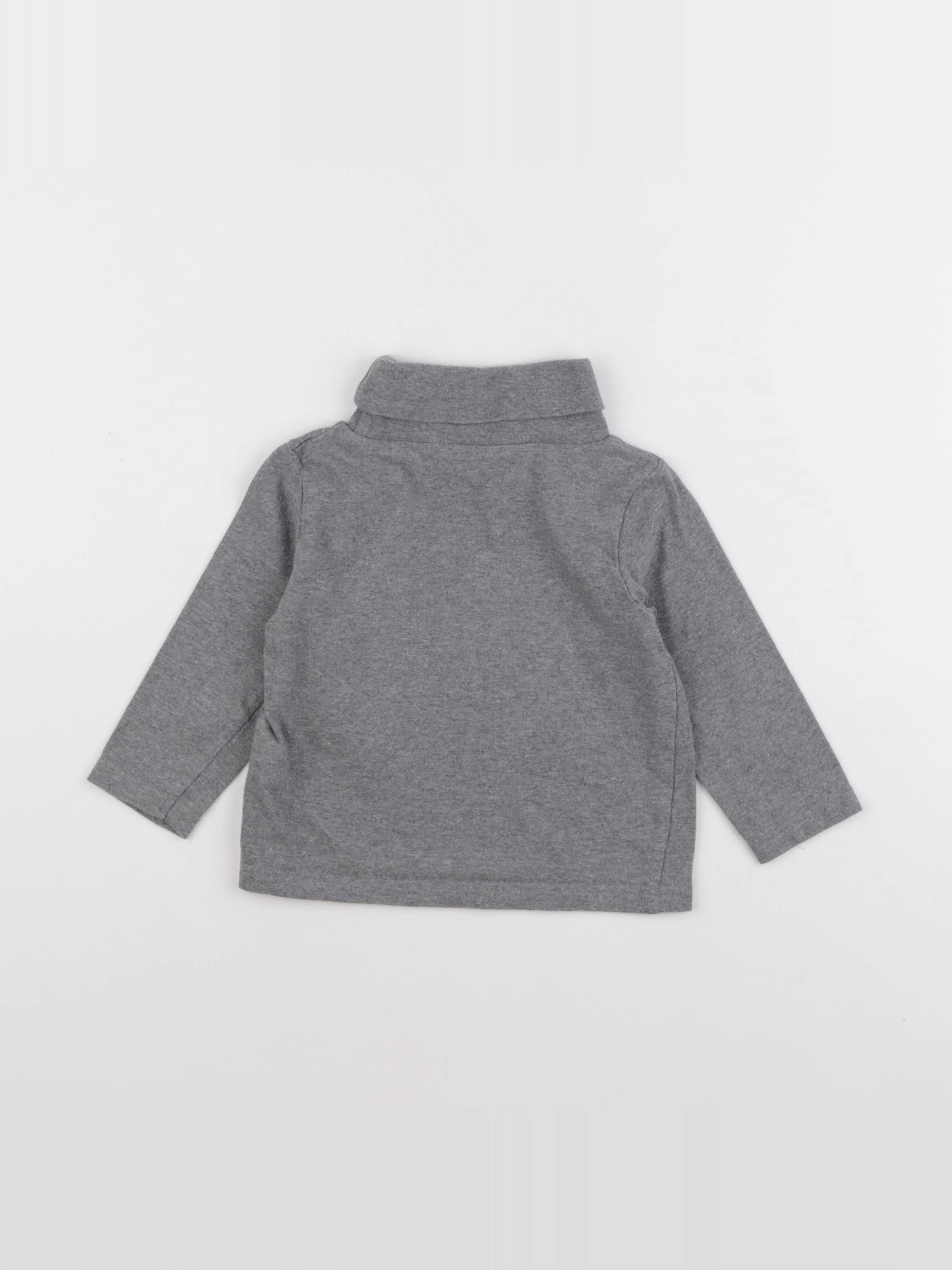 Tape à l'oeil - sous-pull gris - 2 ans