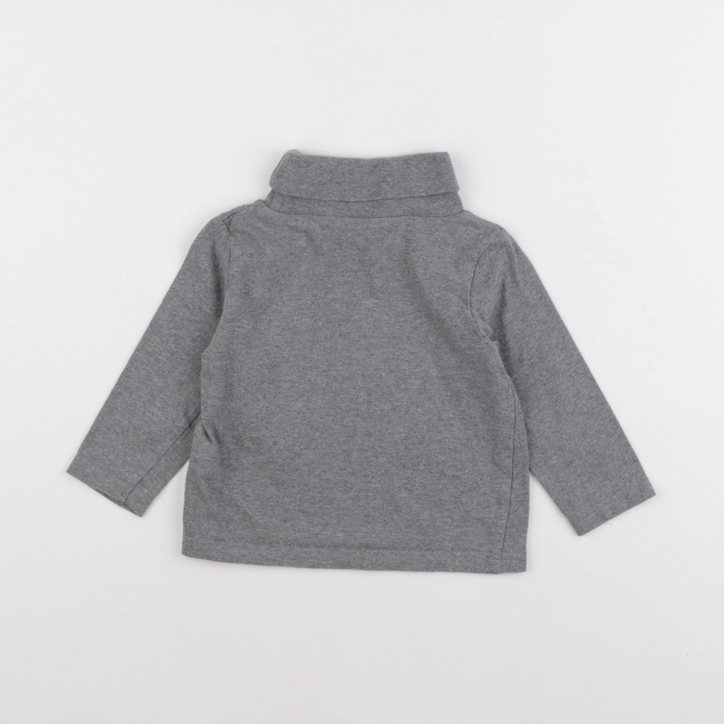 Tape à l'oeil - sous-pull gris - 2 ans