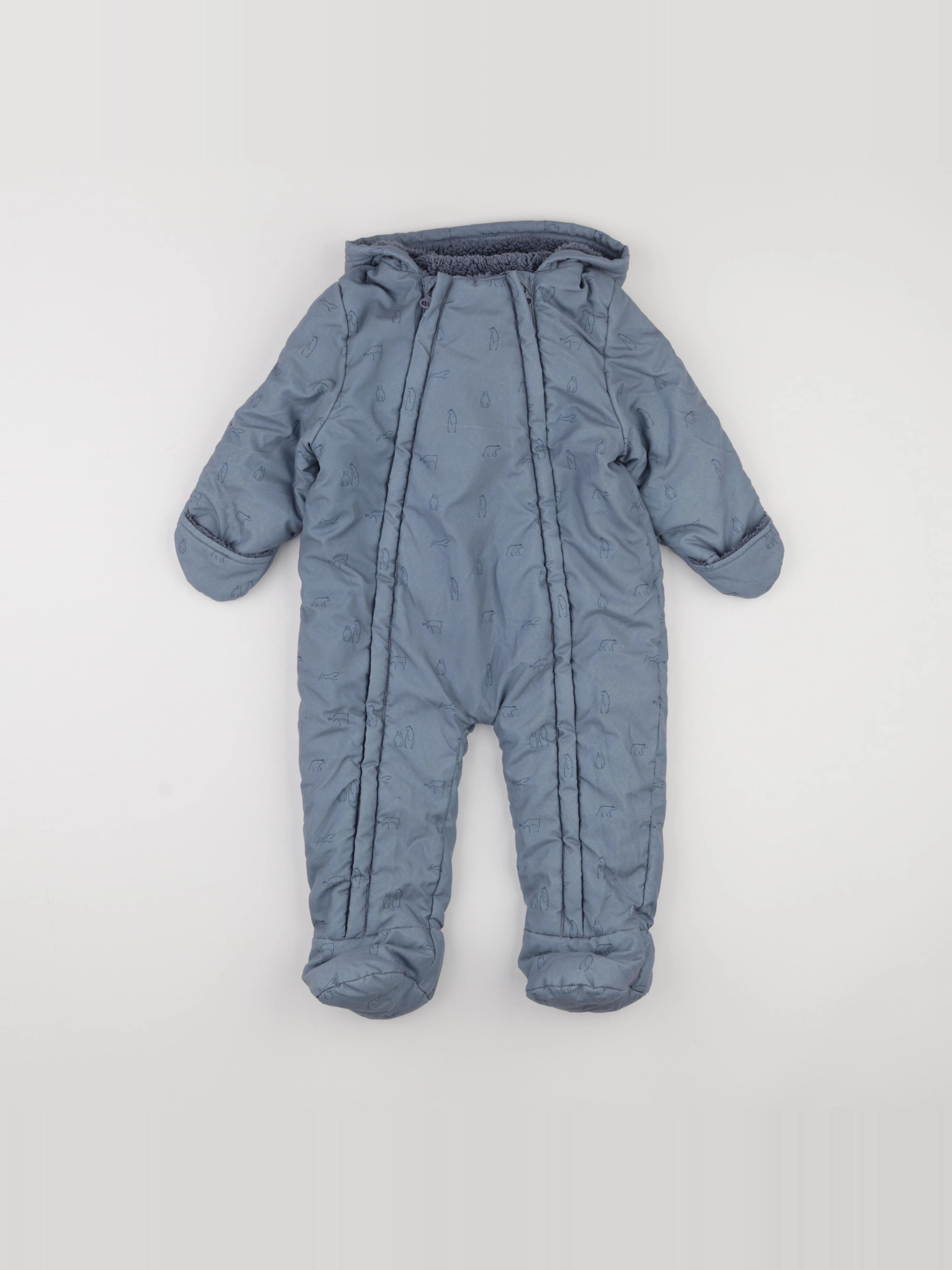 Vertbaudet - combi-pilote bleu - 18 mois