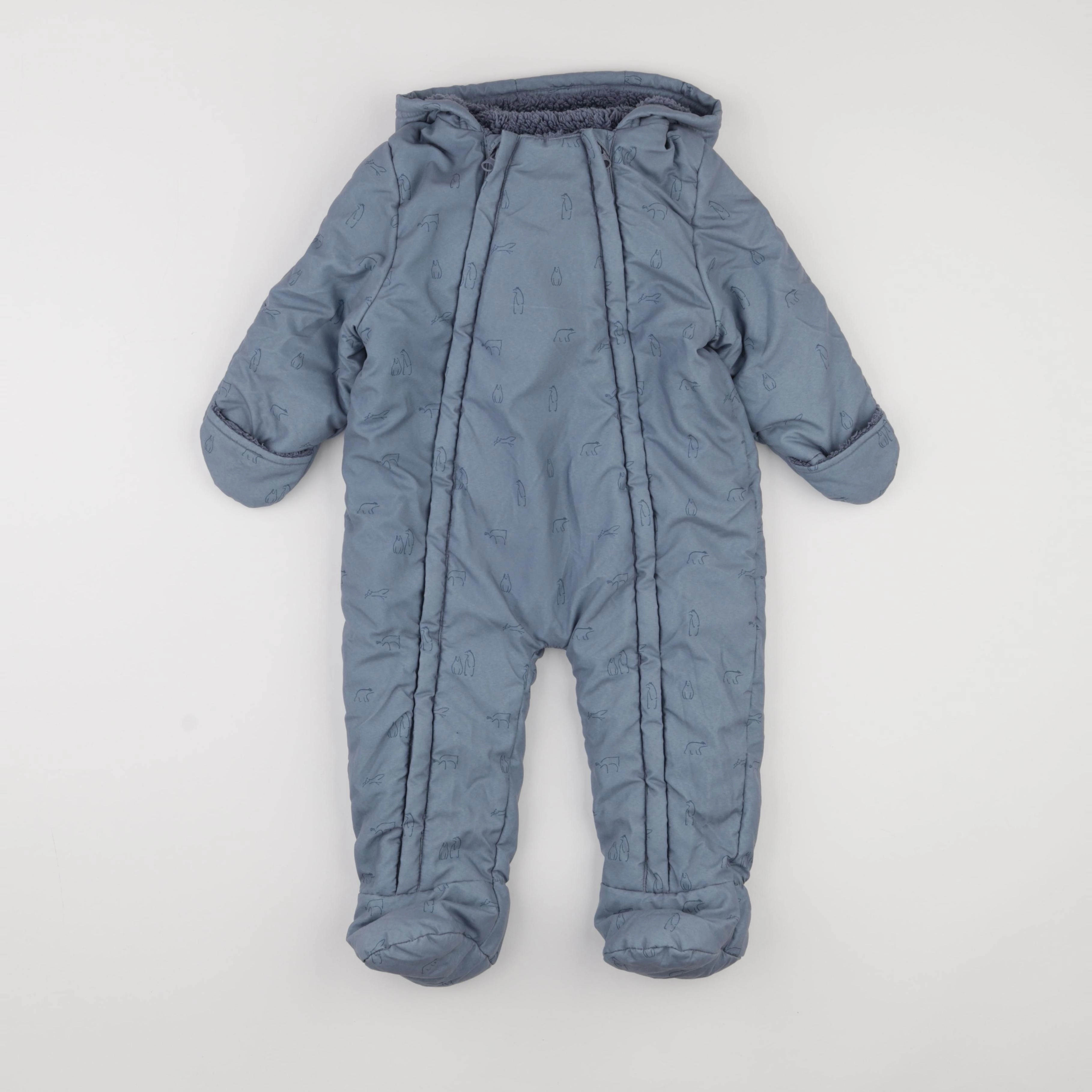 Vertbaudet - combi-pilote bleu - 18 mois