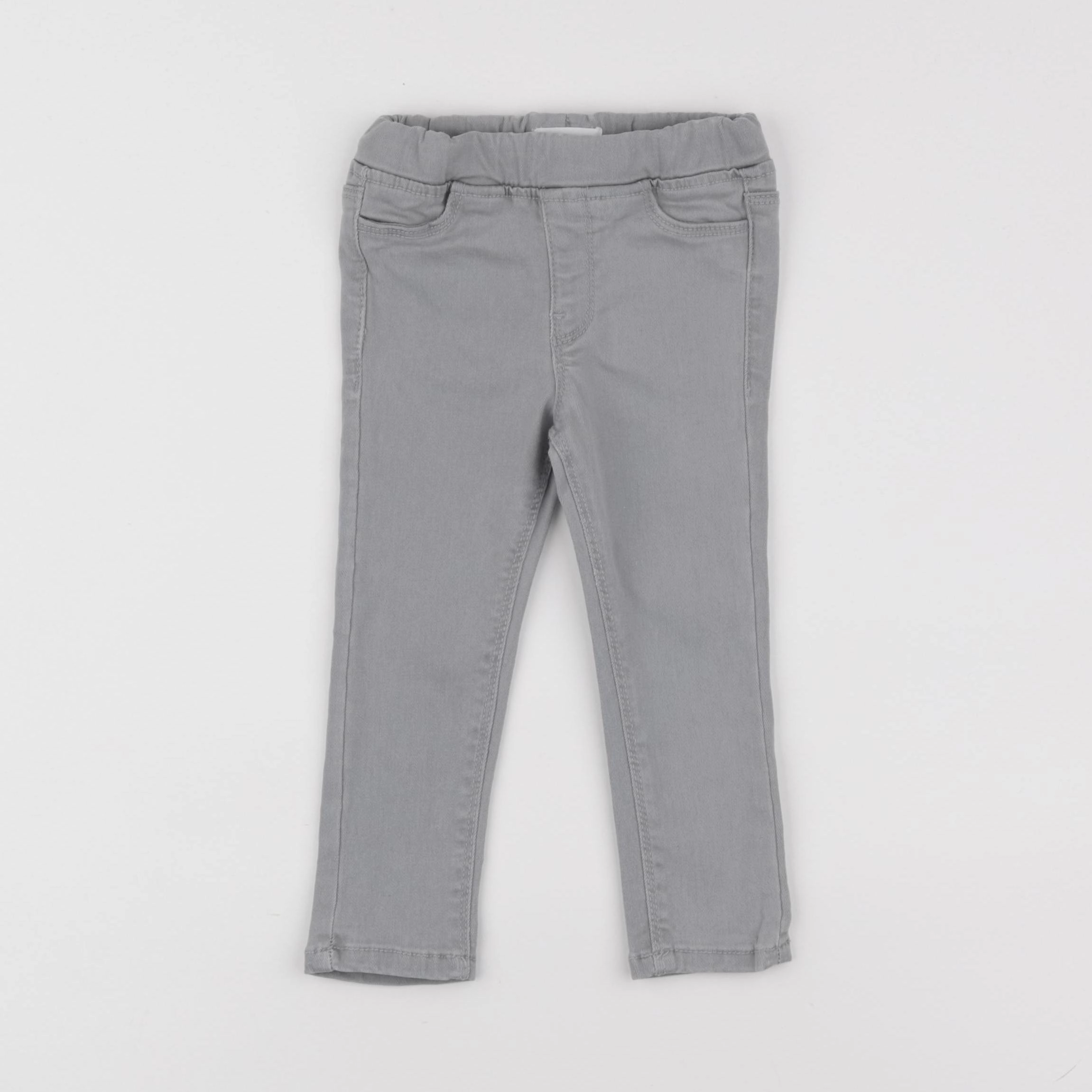 Vertbaudet - jegging gris - 2 ans