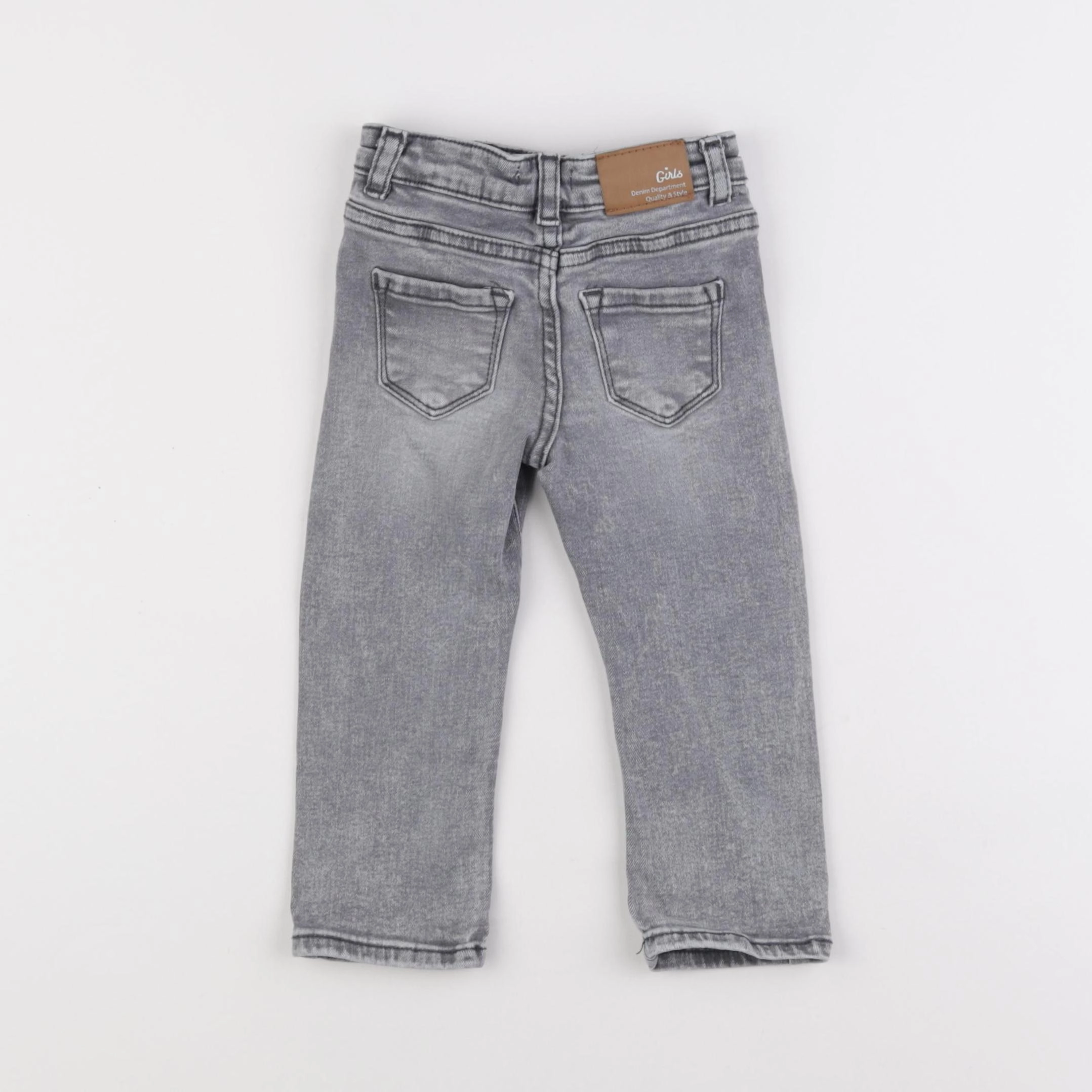 Vertbaudet - jean gris - 2 ans