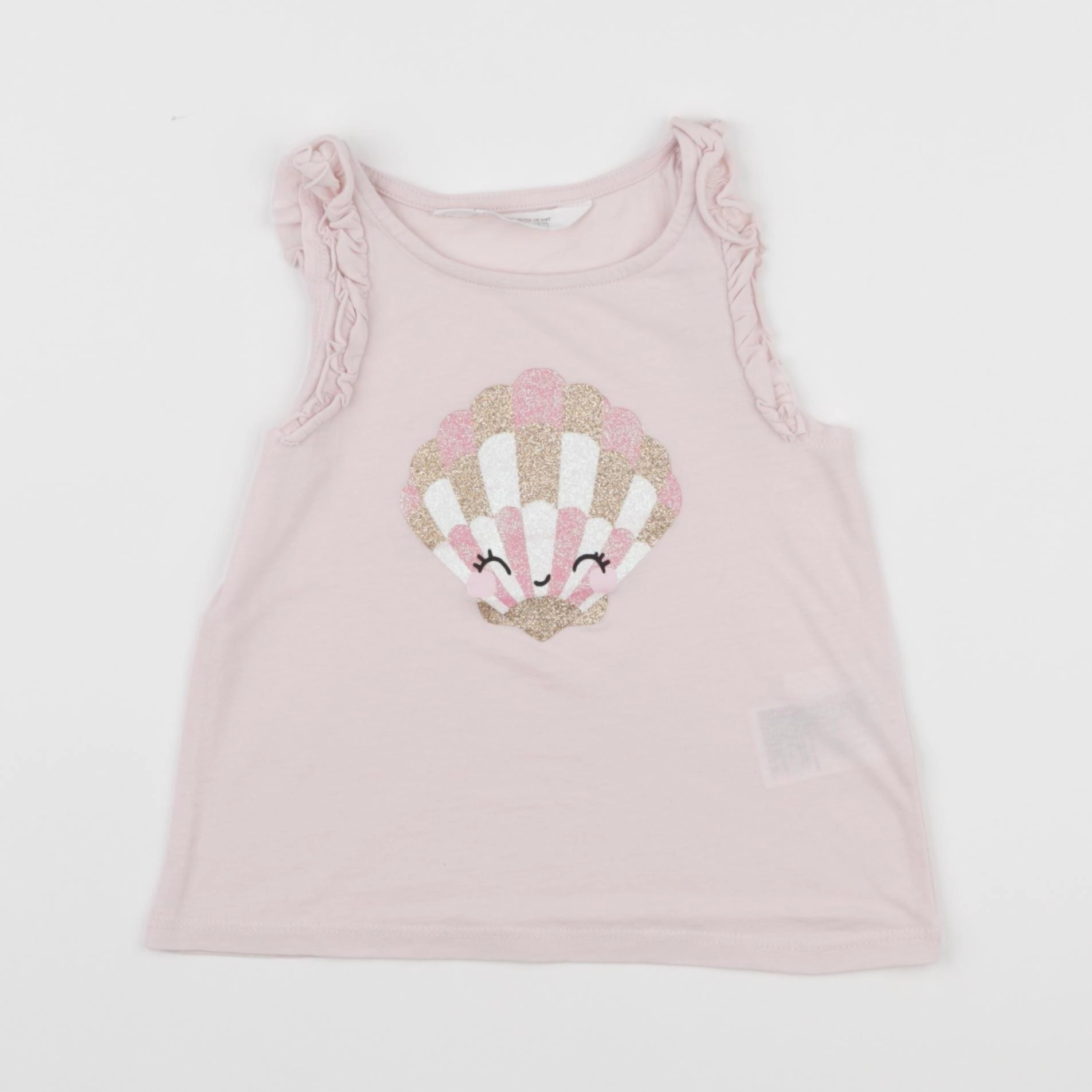 H&M - débardeur rose, or - 36 mois à 4 ans