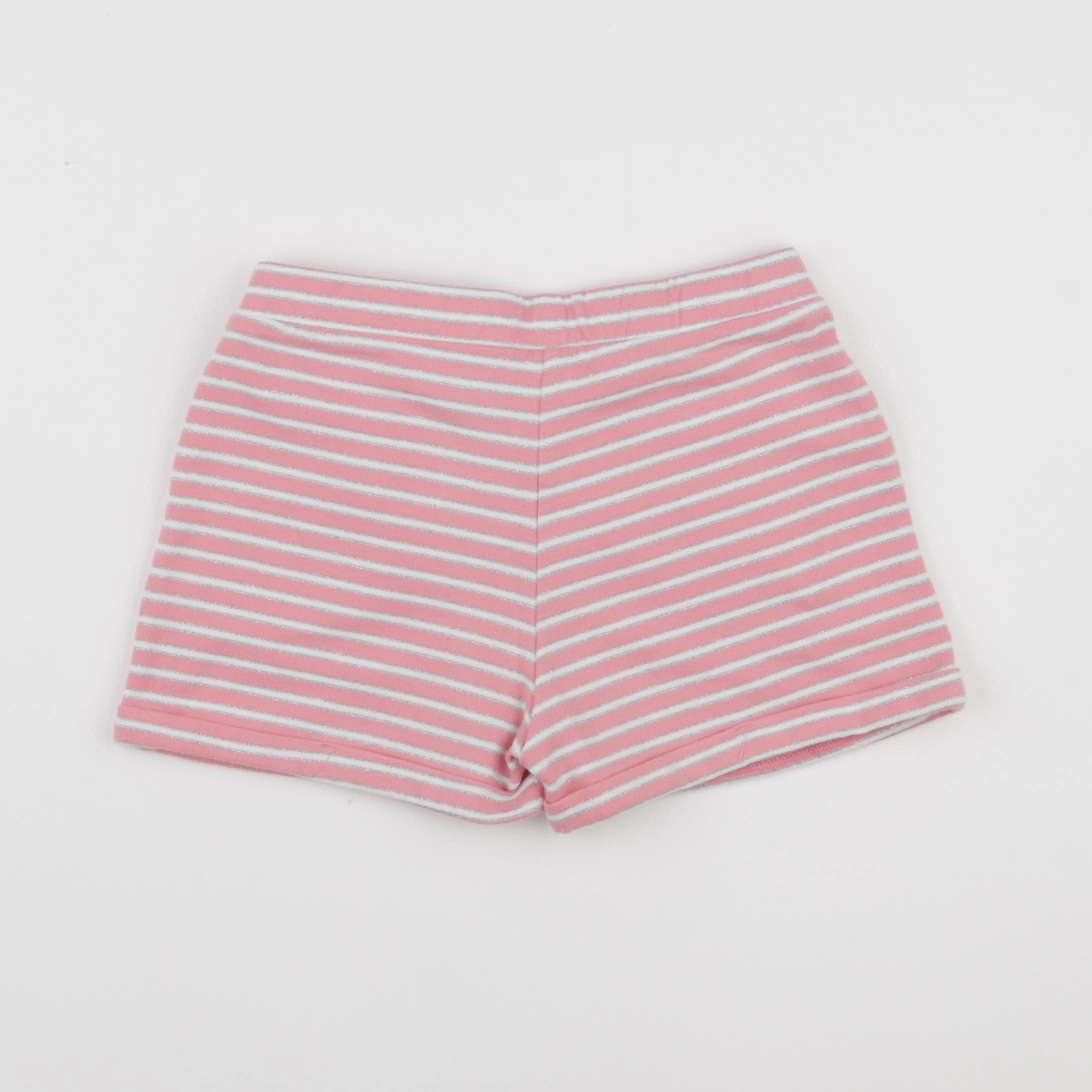 Okaidi - short rose, argent - 9 ans