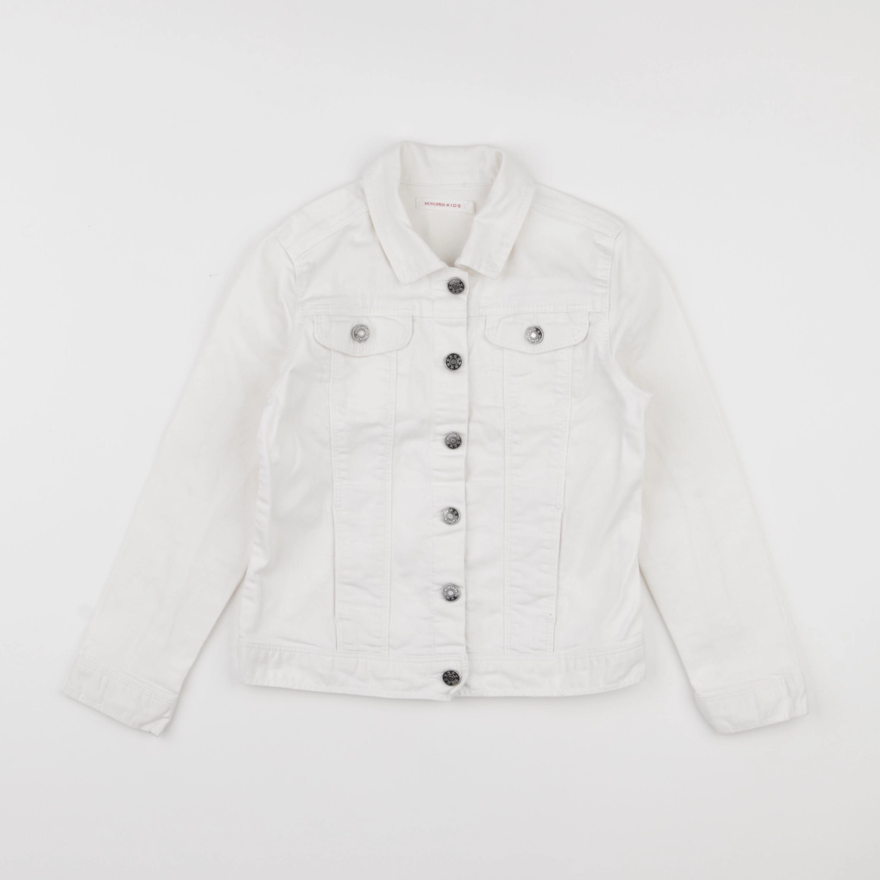 Monoprix - veste blanc - 8 ans