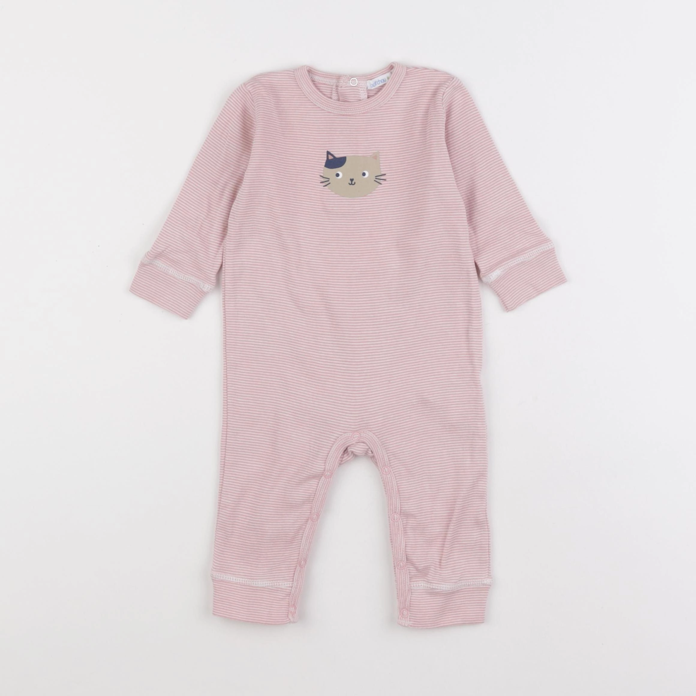 Boutchou - pyjama coton rose - 6 mois