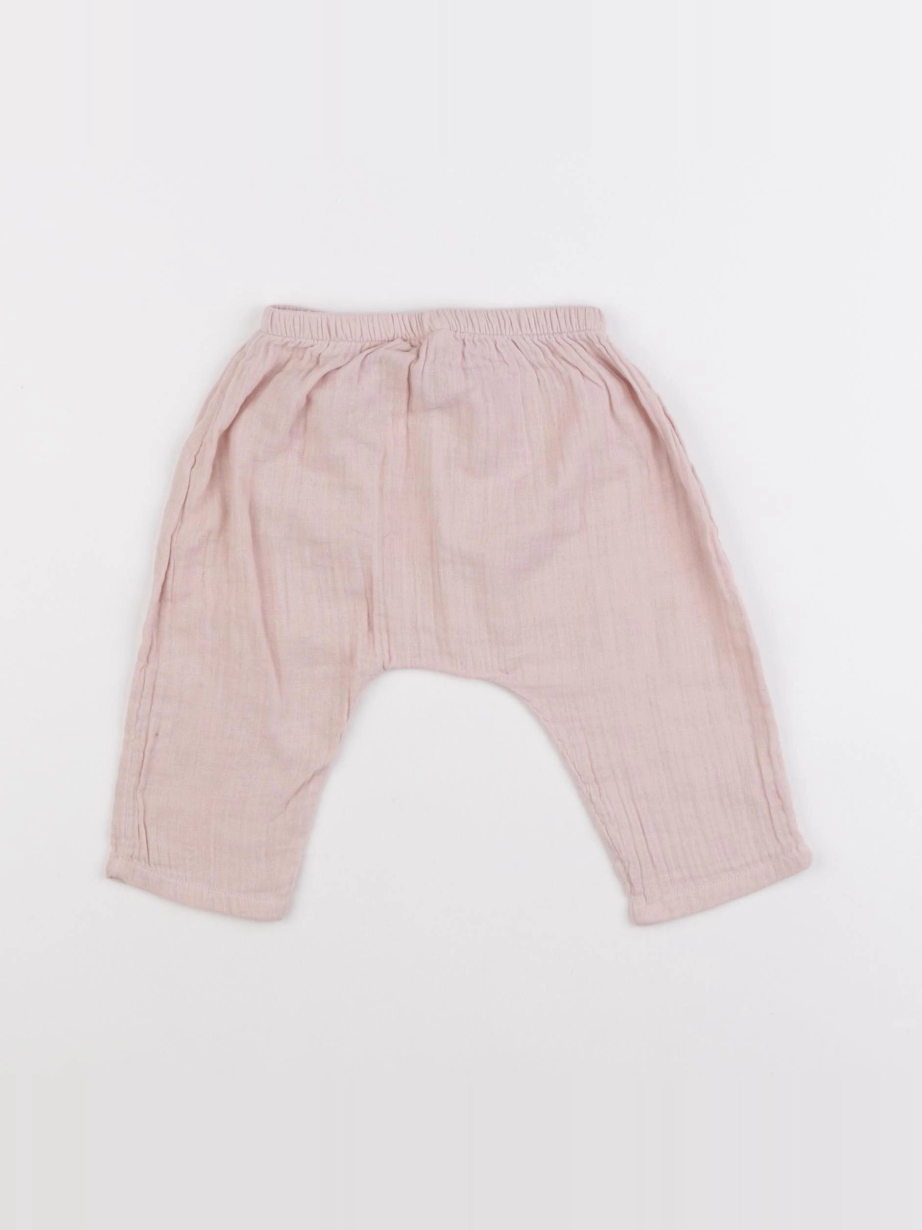 Petit Bateau - sarouel rose - 6 mois