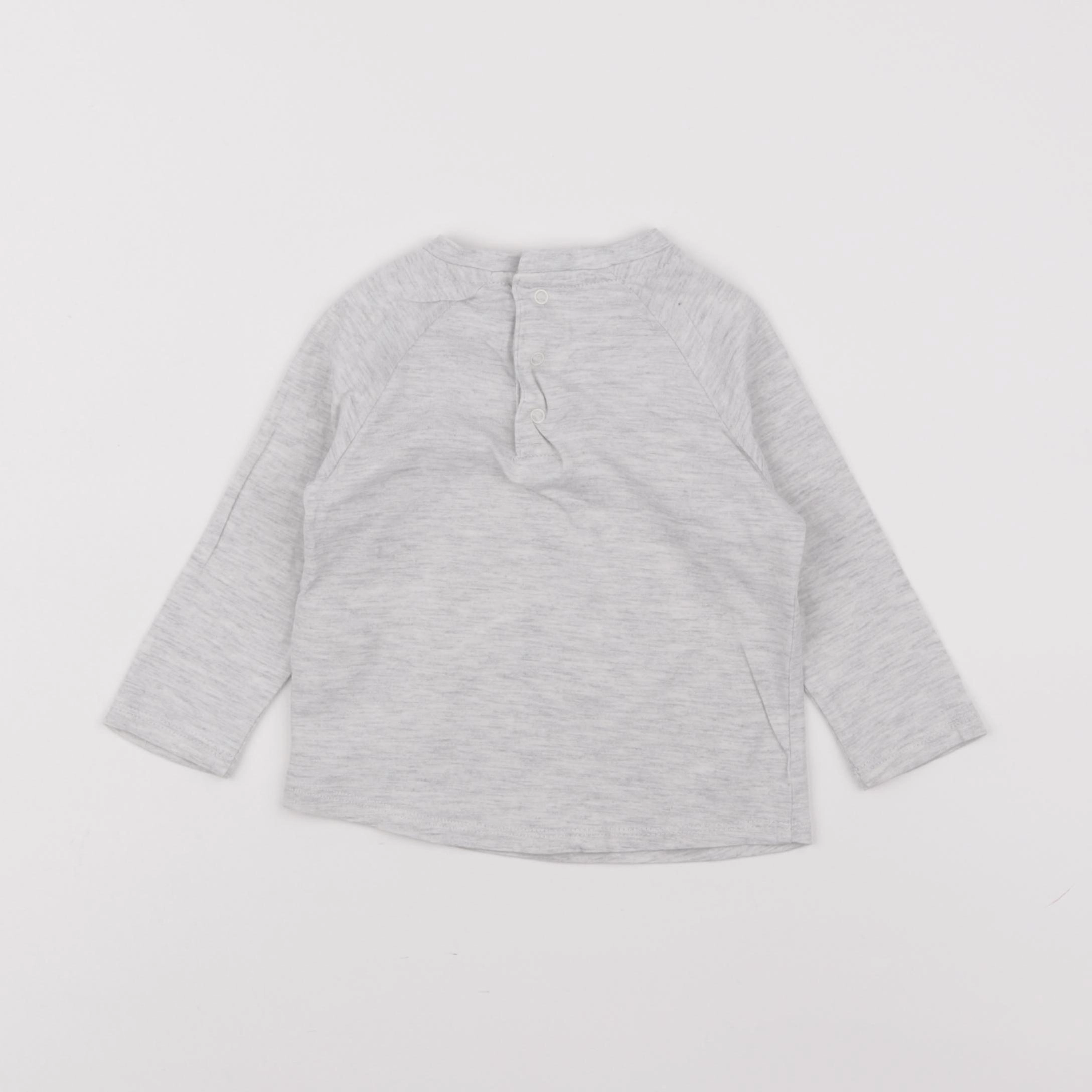 Vertbaudet - tee-shirt gris - 12 mois