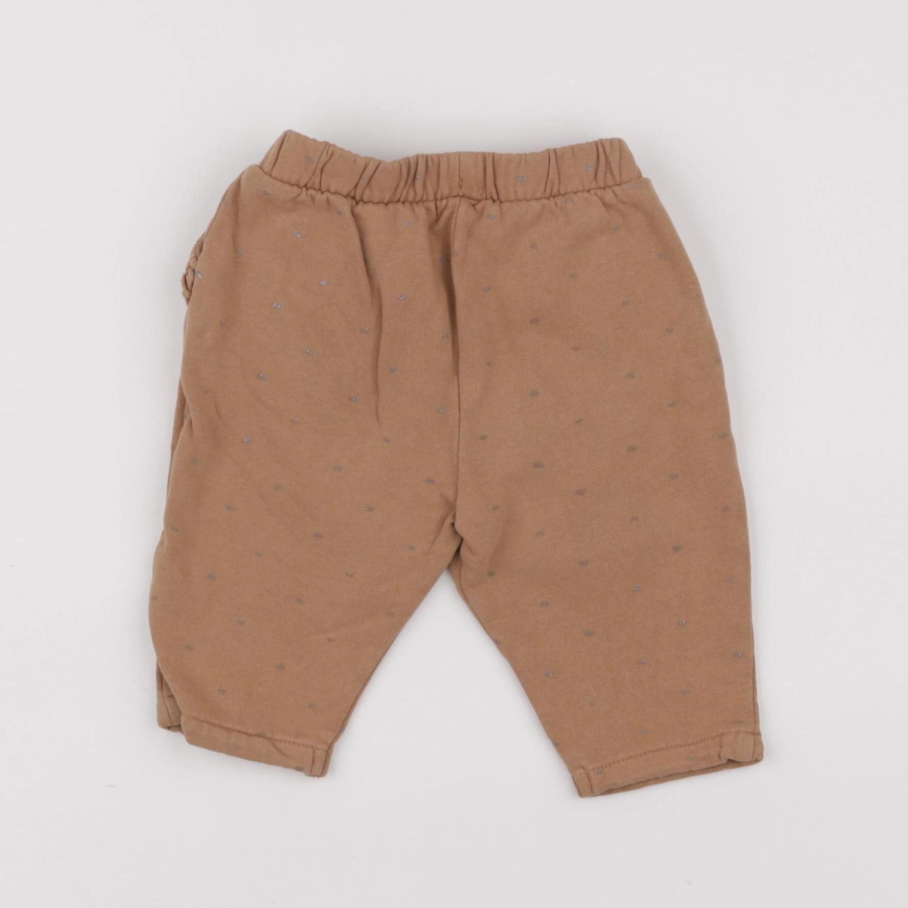 Vertbaudet - pantalon marron, or - 9 mois