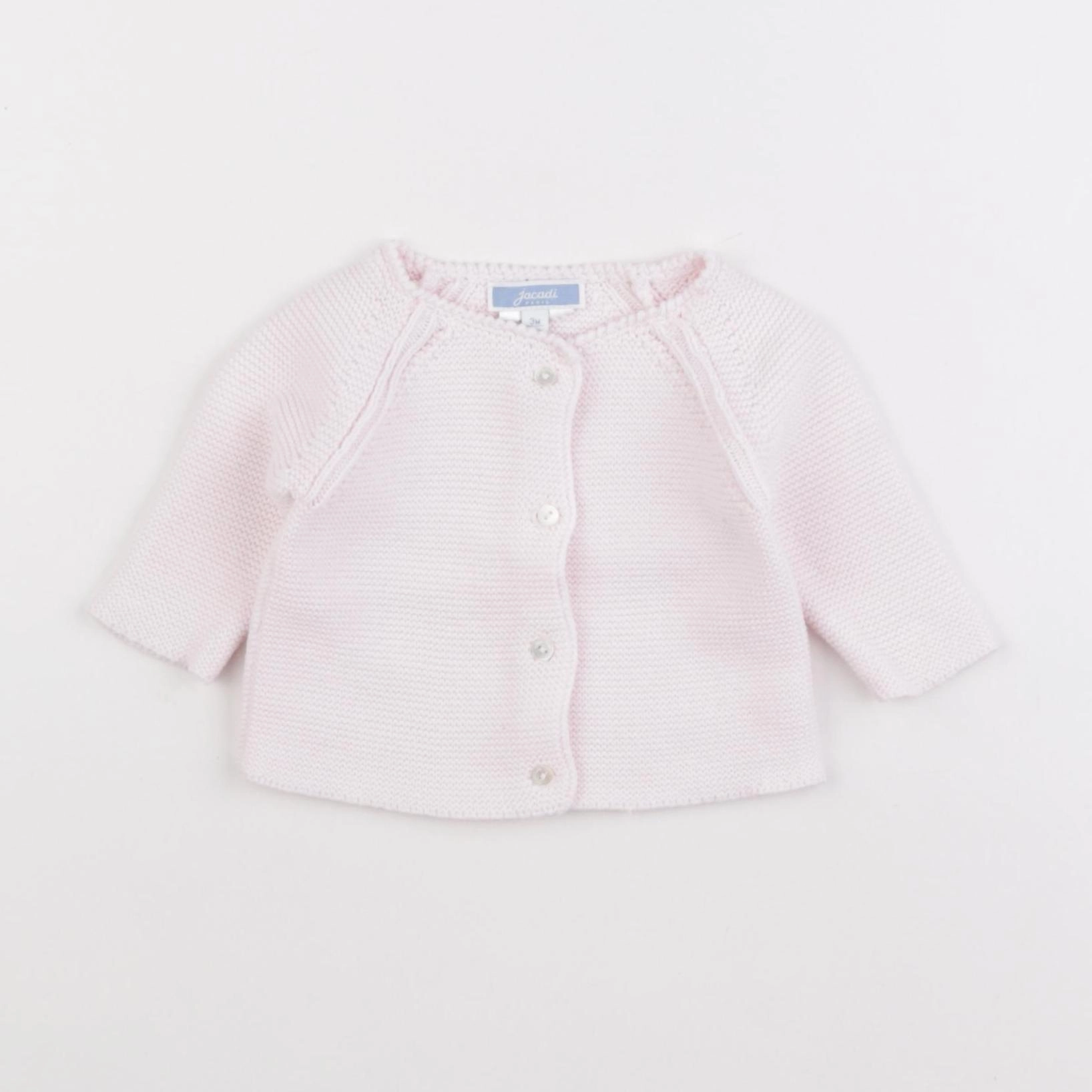 Jacadi - gilet rose - 3 mois